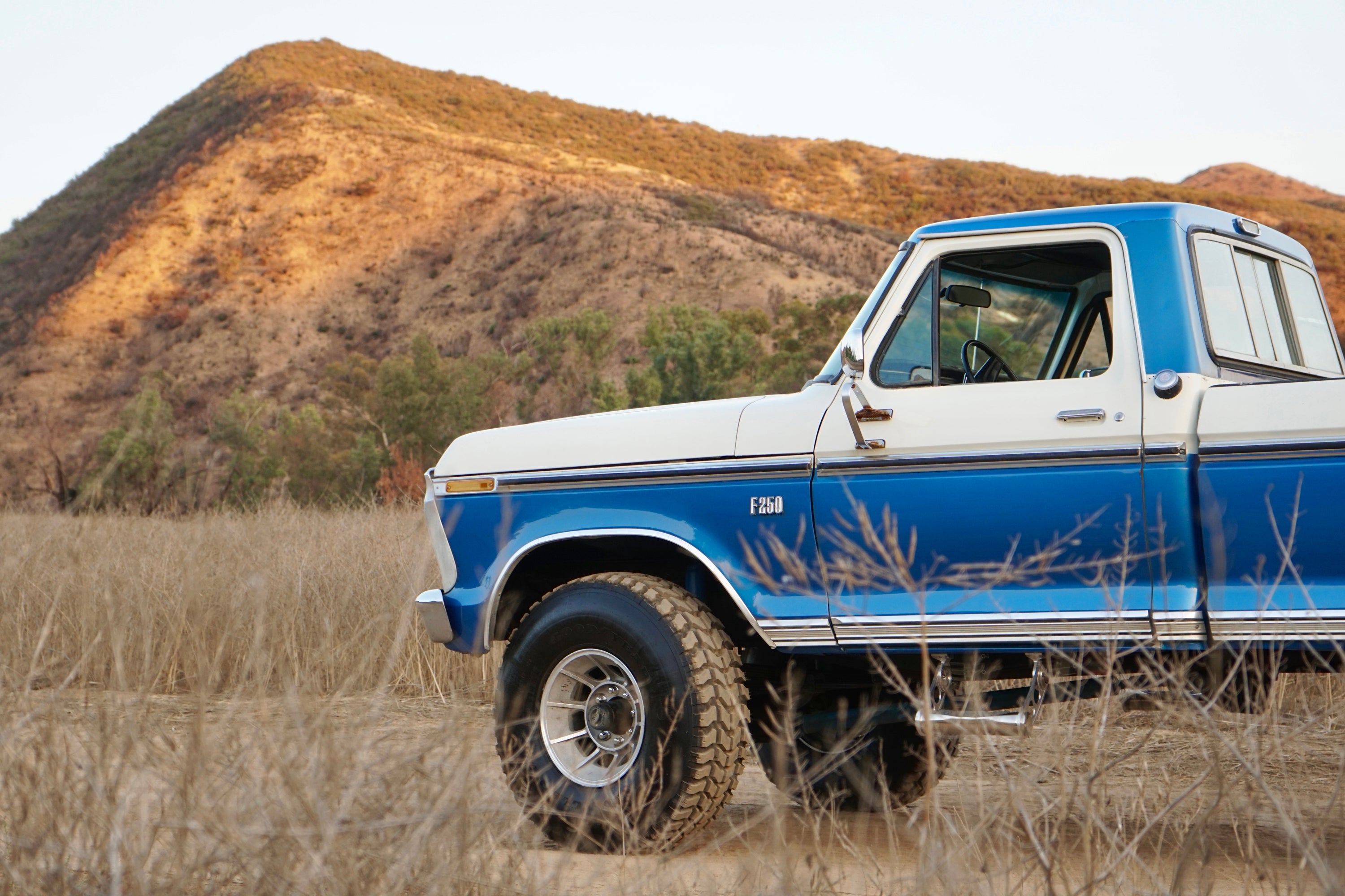 1973 Ford F-250 Highboy Bahama Blue FINE ART PRINT