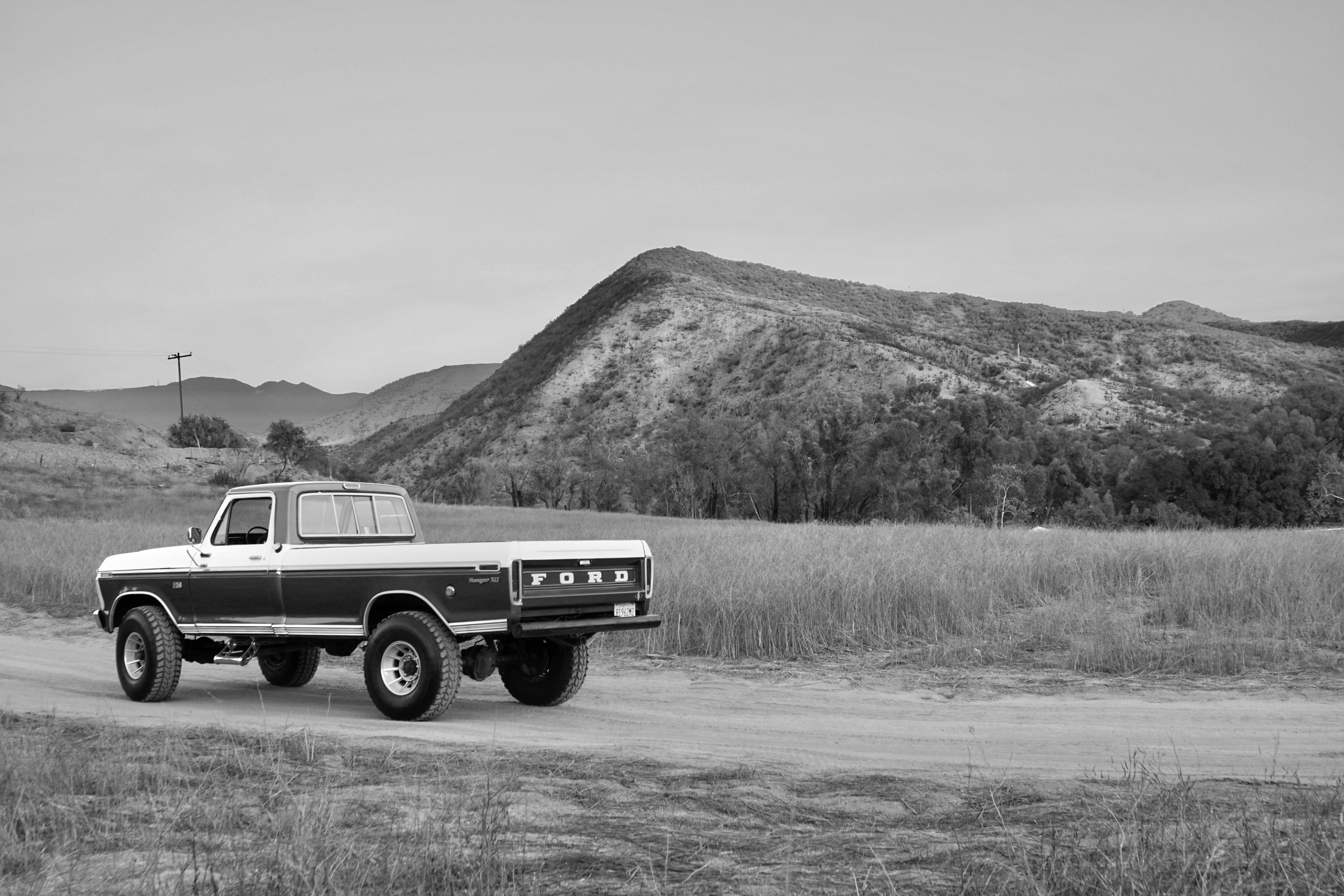 1973 Ford F-250 Highboy Bahama Blue FINE ART PRINT
