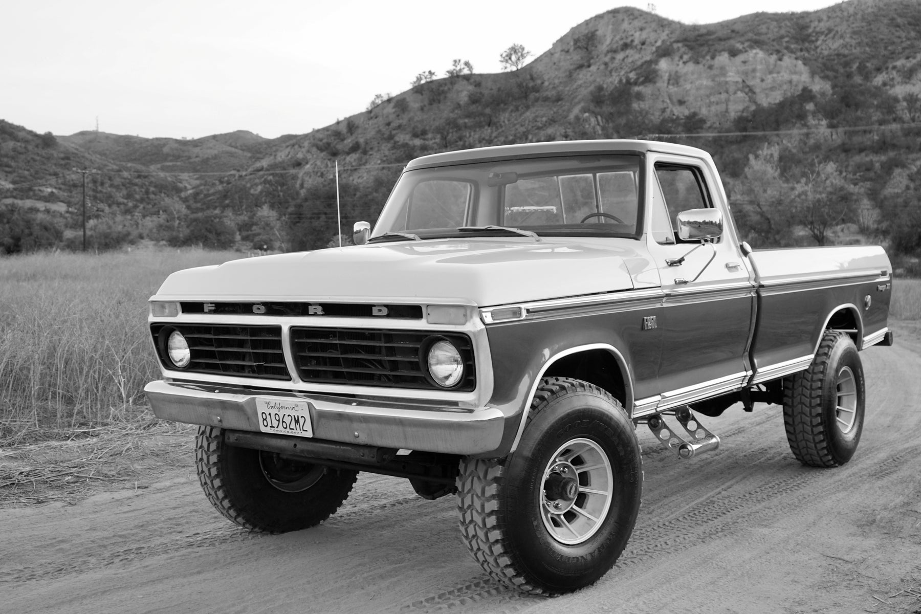 1973 Ford F-250 Highboy Bahama Blue FINE ART PRINT