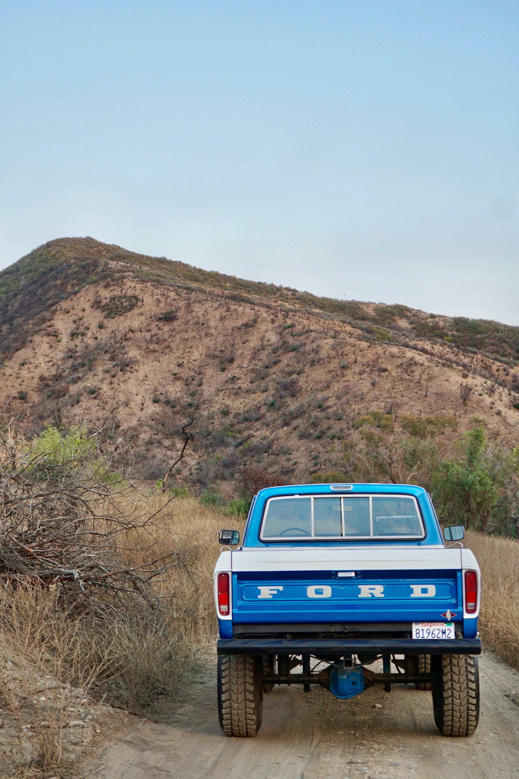 1973 Ford F-250 Highboy Bahama Blue FINE ART PRINT