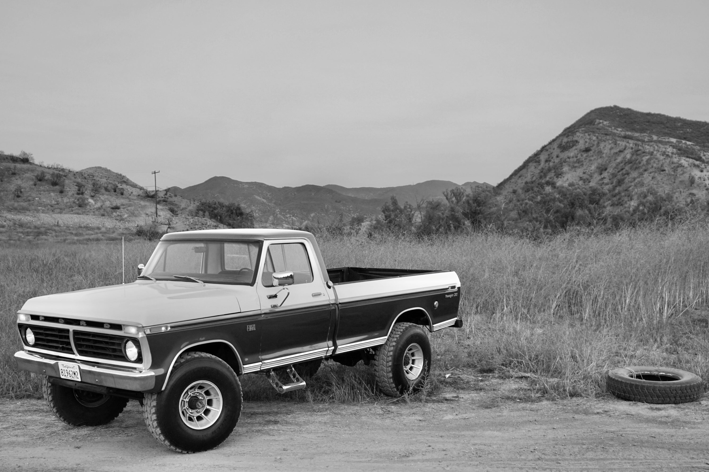 1973 Ford F-250 Highboy Bahama Blue FINE ART PRINT