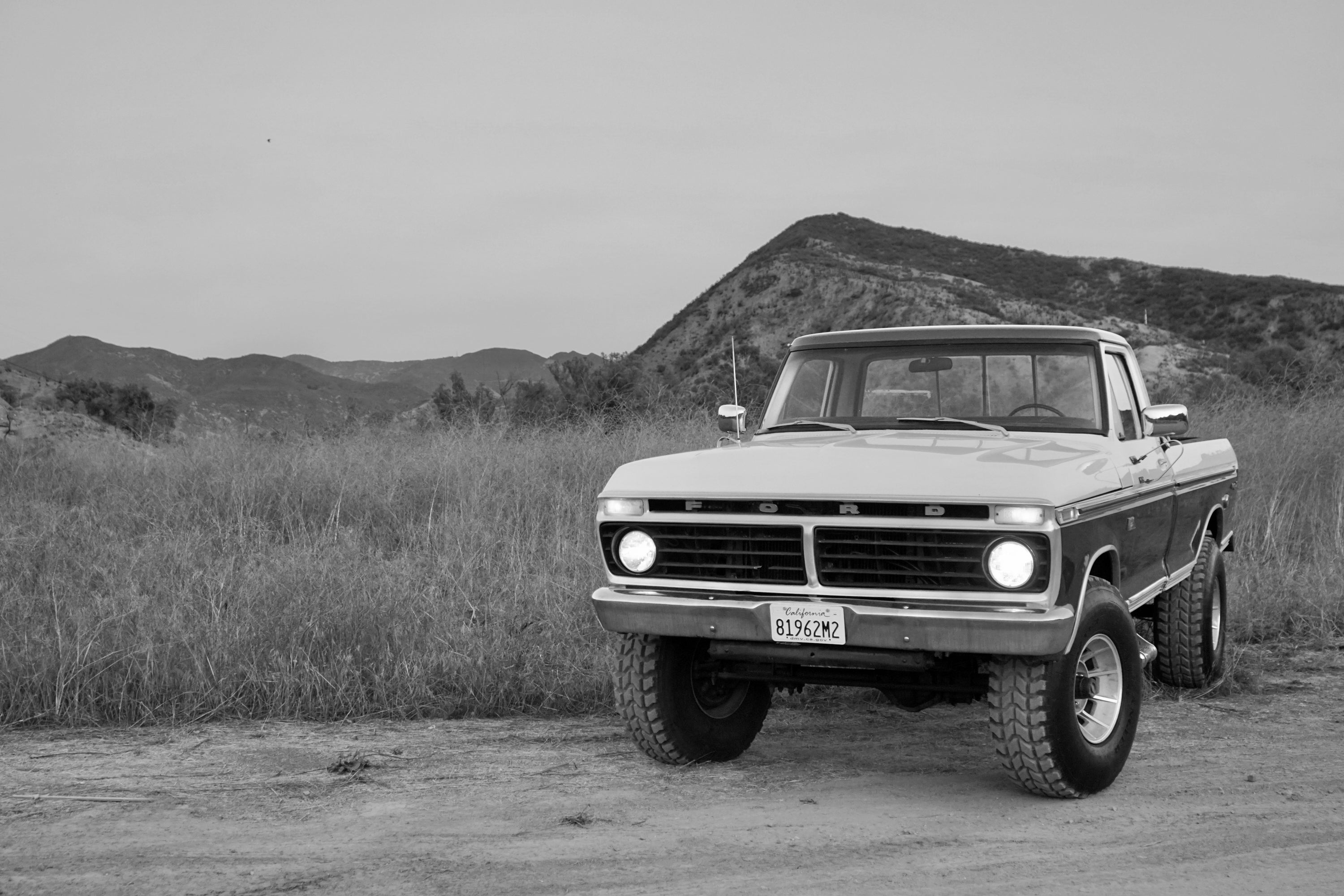 1973 Ford F-250 Highboy Bahama Blue FINE ART PRINT