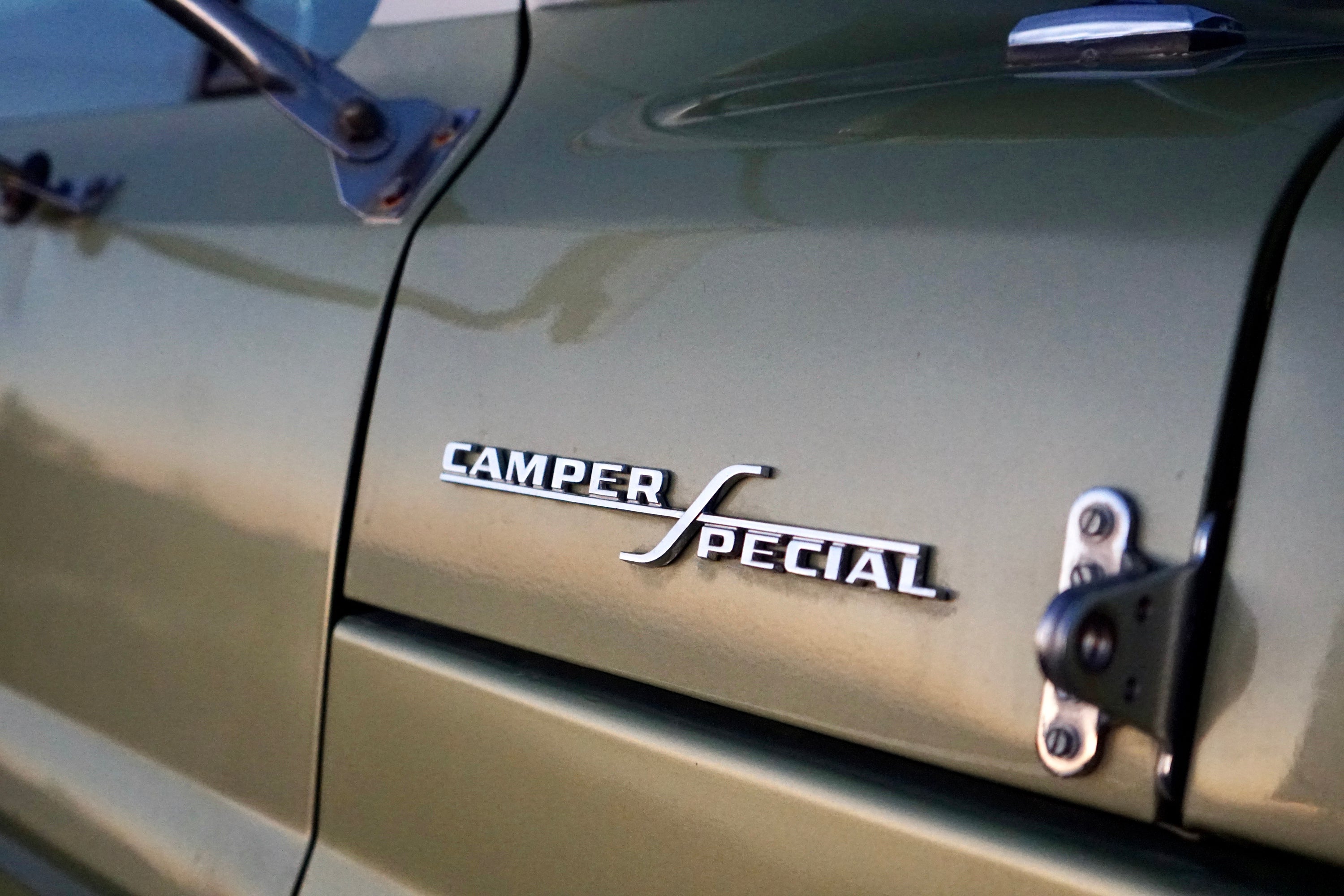 1967 Ford F-250 Lime Gold Camper Special FINE ART PRINT