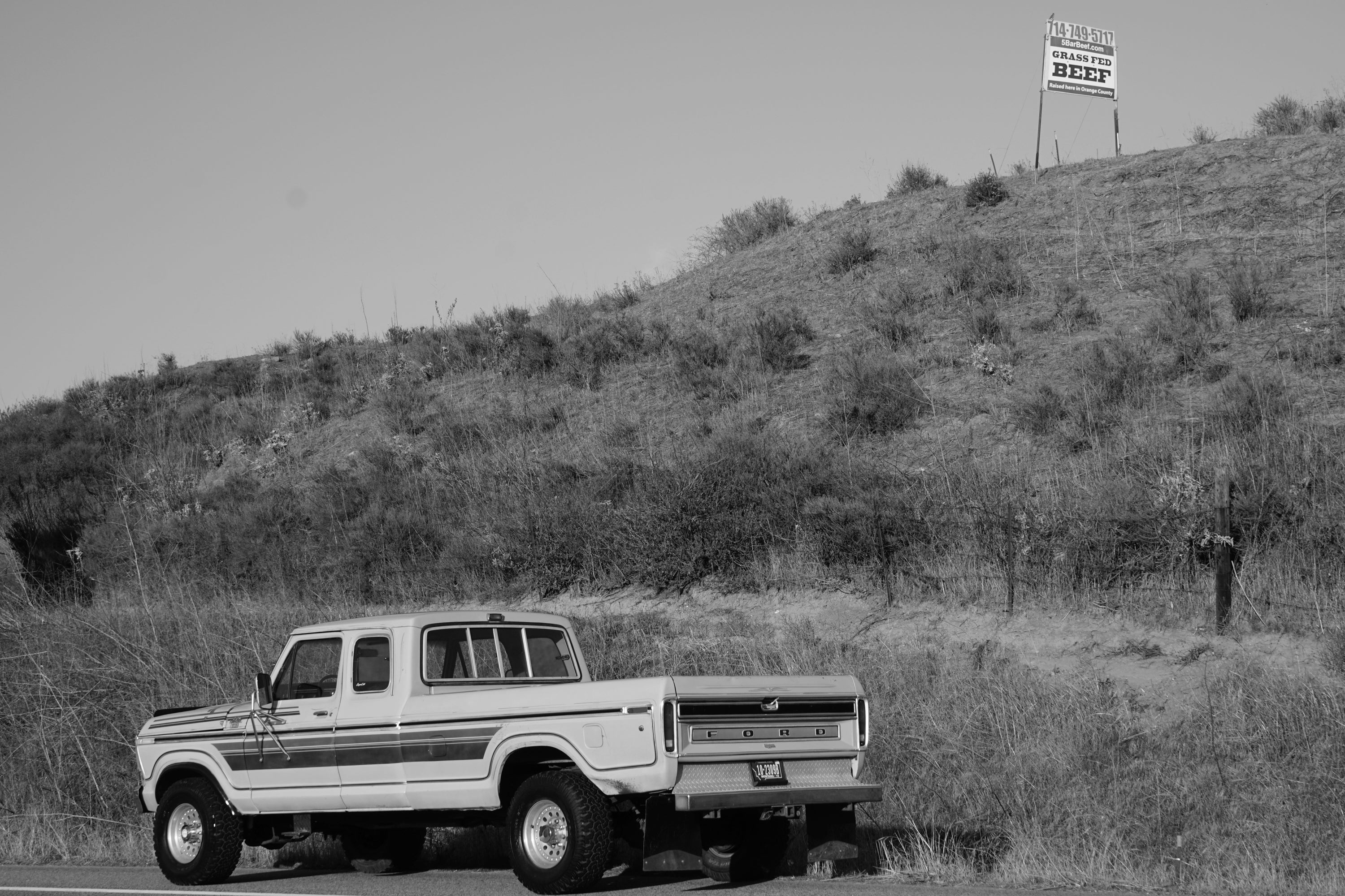 1978 Ford F-250 SuperCab 4x4 Chrome Yellow FINE ART PRINT