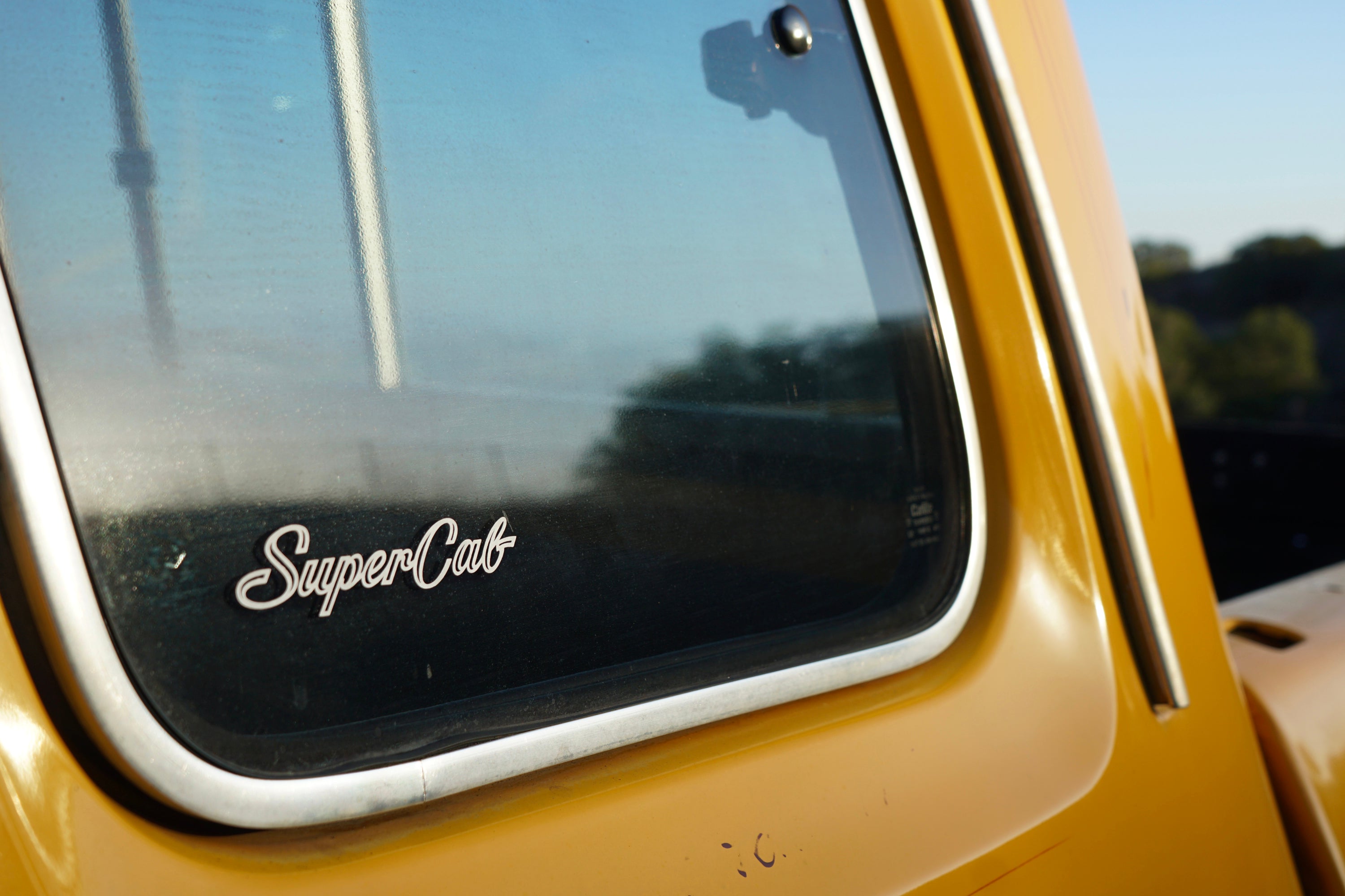 1978 Ford F-250 SuperCab 4x4 Chrome Yellow FINE ART PRINT