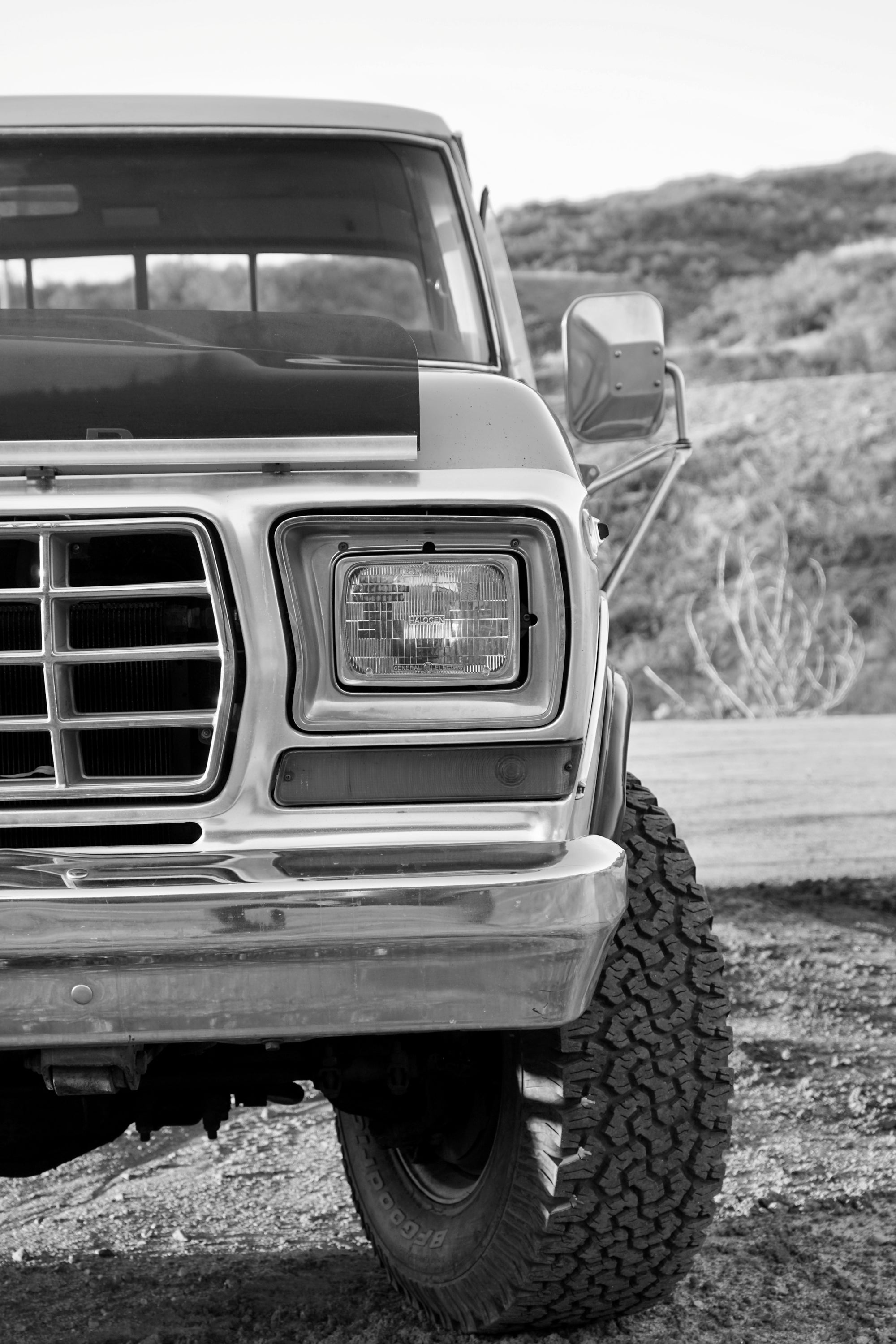 1978 Ford F-250 SuperCab 4x4 Chrome Yellow FINE ART PRINT