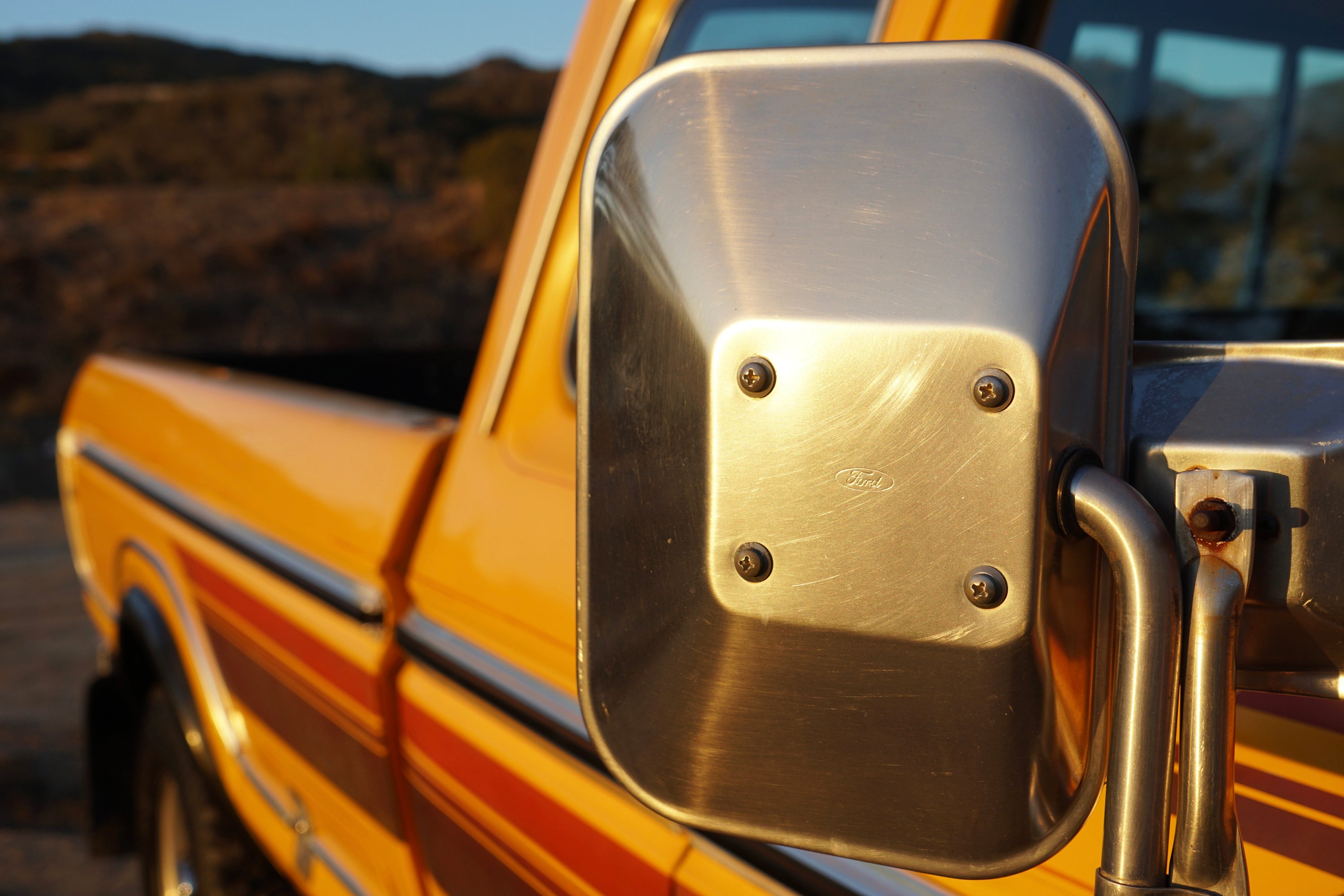 1978 Ford F-250 SuperCab 4x4 Chrome Yellow FINE ART PRINT