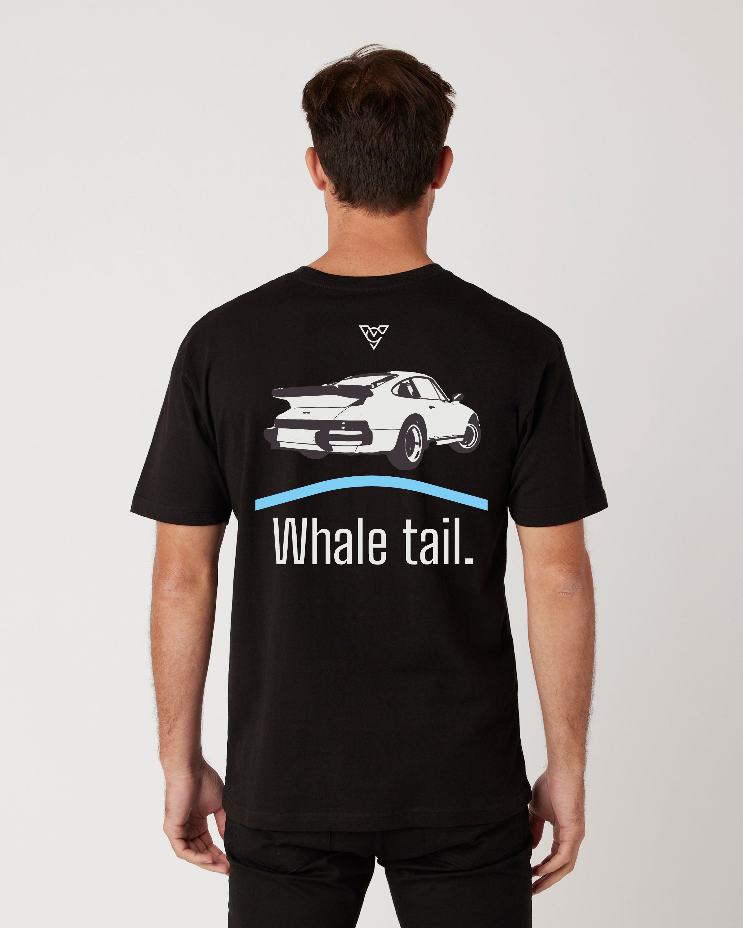 WHALE TAIL TEE (Black)
