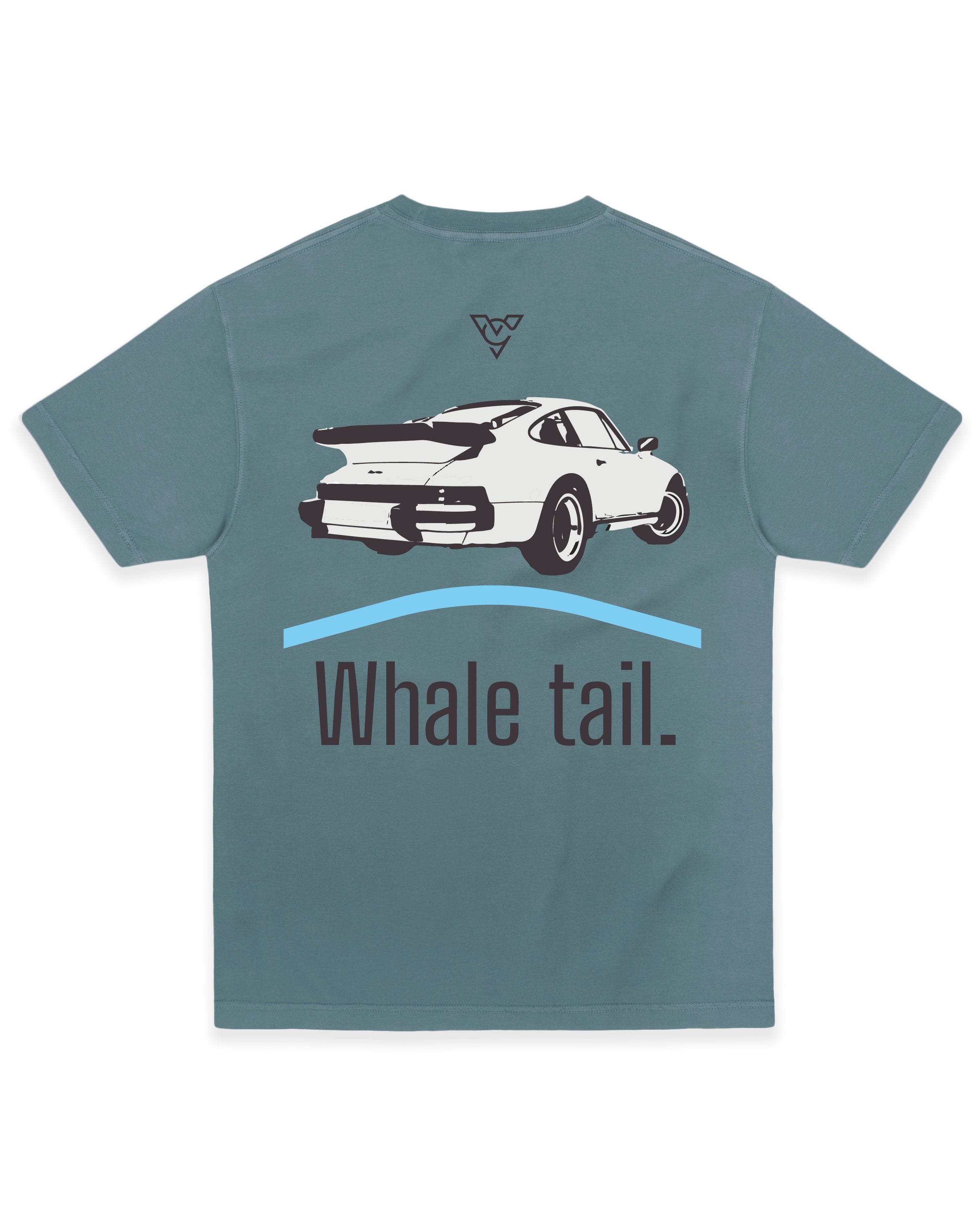 WHALE TAIL TEE (Dusty Teal)