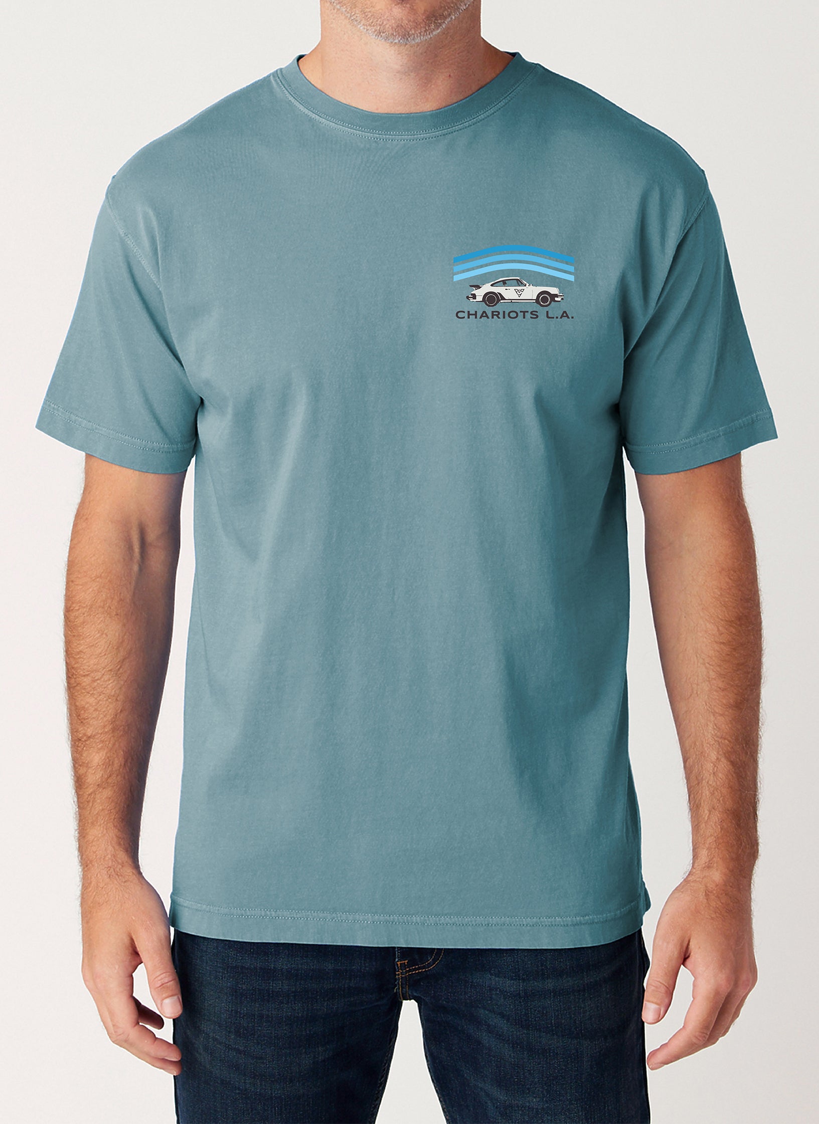WHALE TAIL TEE (Dusty Teal)