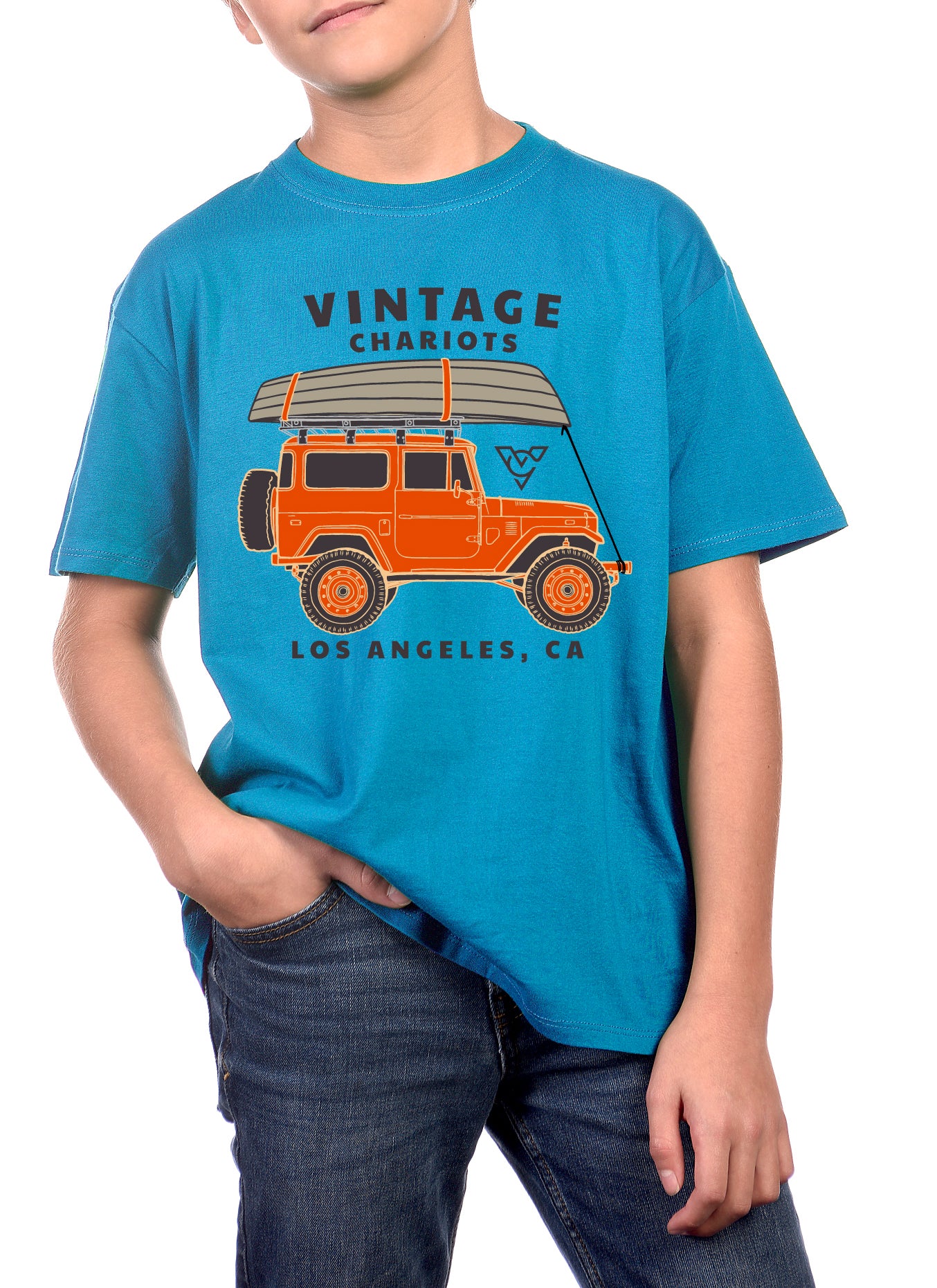 LANDCRUISER YOUTH TEE (Turquoise)