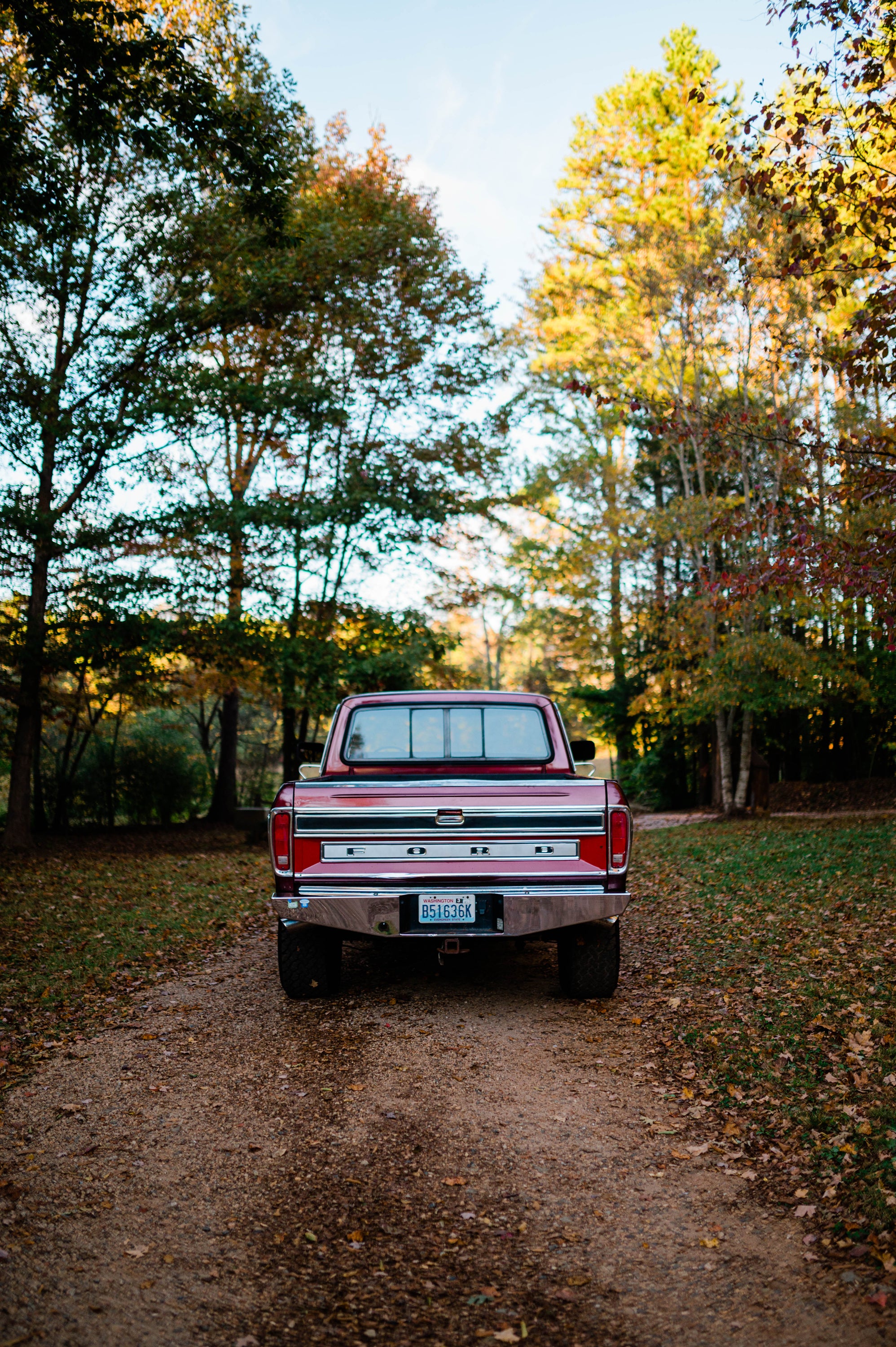 1979 Ford F-150 4x4 Short Bed Red/Maroon FINE ART PRINT