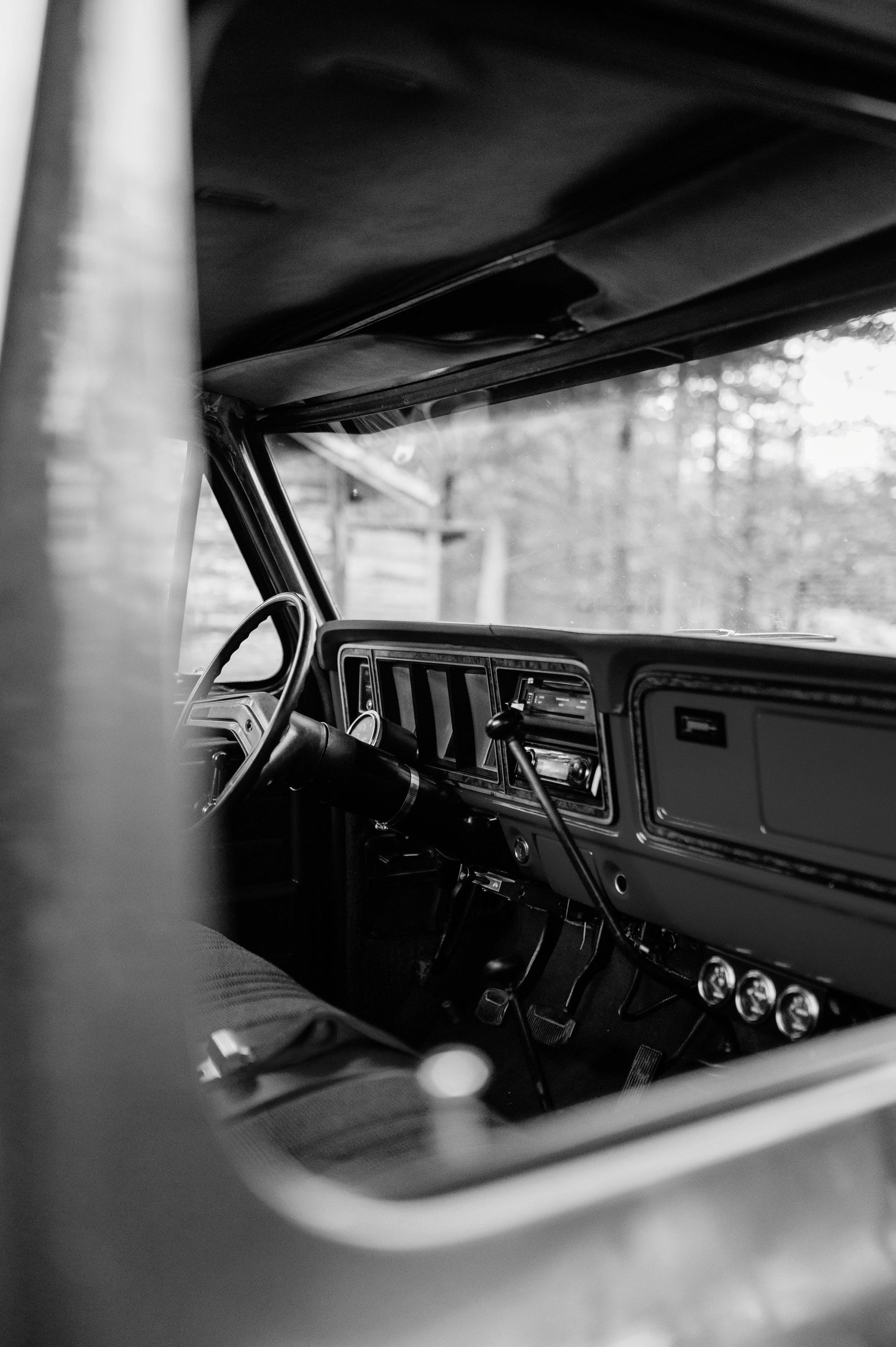 1979 Ford F-150 4x4 Short Bed Red/Maroon FINE ART PRINT