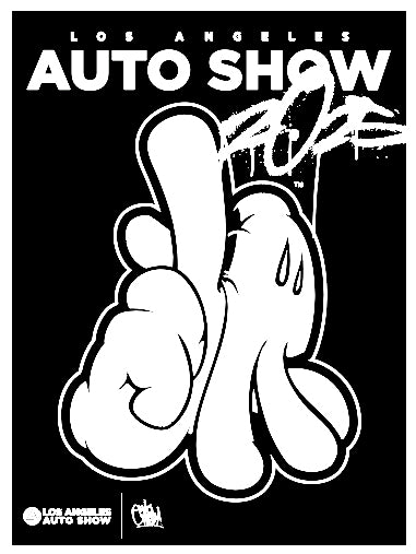 LAAS25 OG SLICK 18X24 LA 2025 DRIP PAPER PRINT (WHITE)