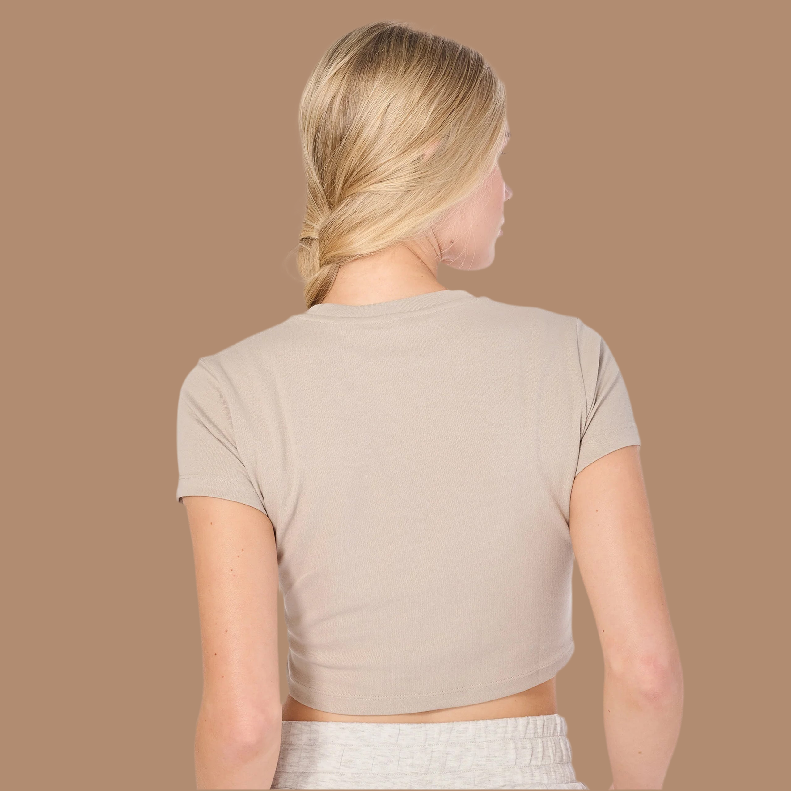 LITTLE BIRD DRYFLEX LUXURY CROP TOP (Almond)