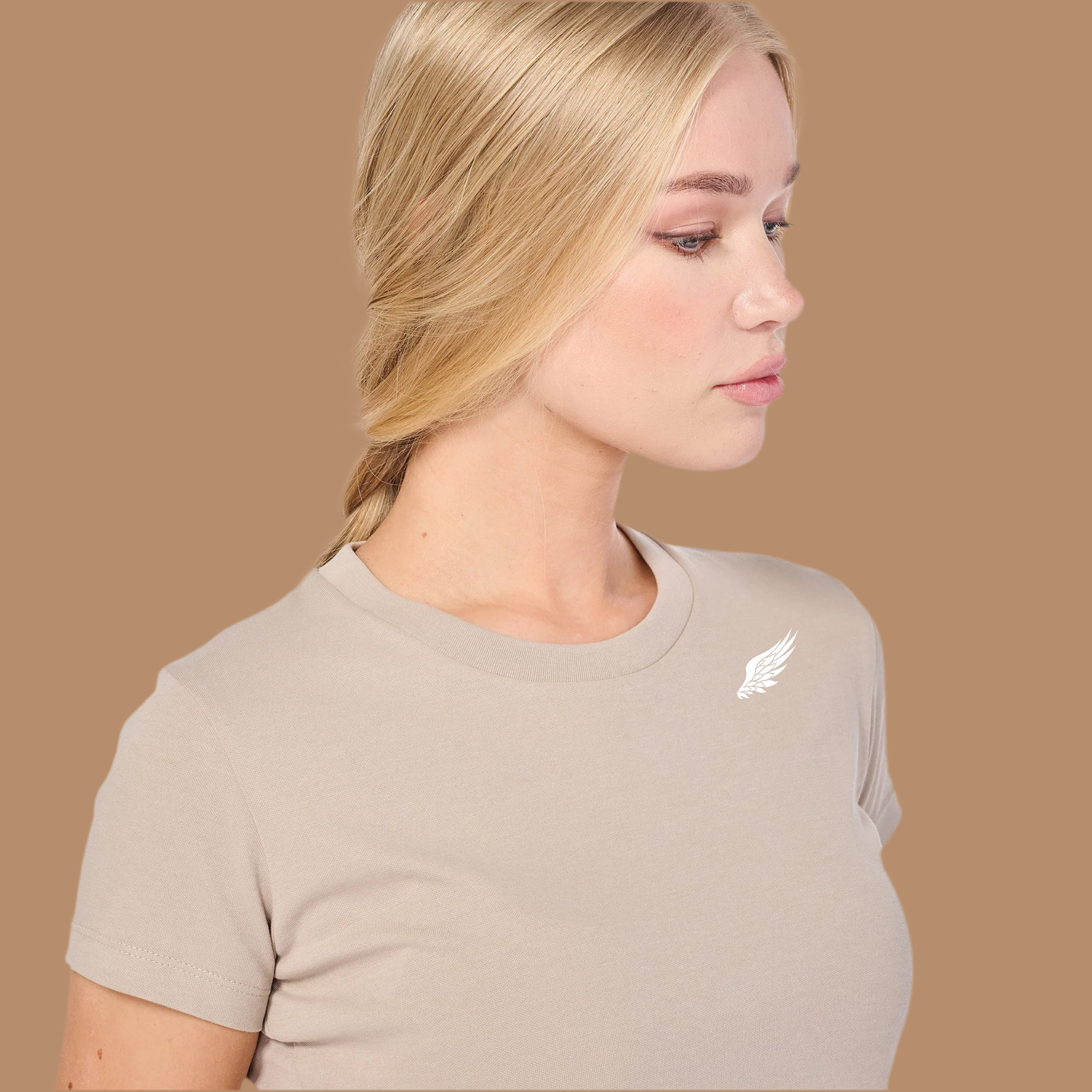 LITTLE BIRD DRYFLEX LUXURY CROP TOP (Almond)