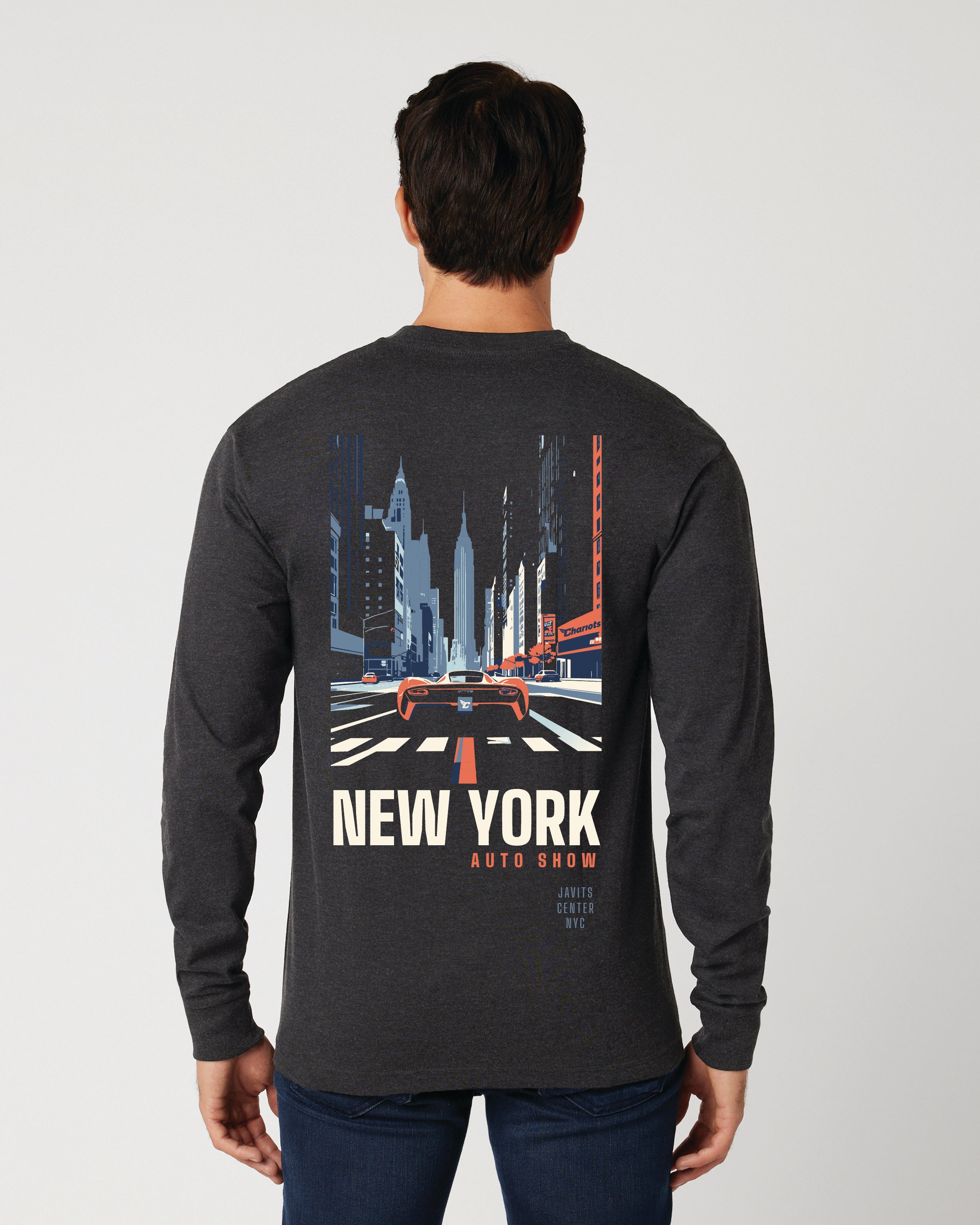 NYIAS26 Crosswalk Long Sleeve Tee (Vintage Black)