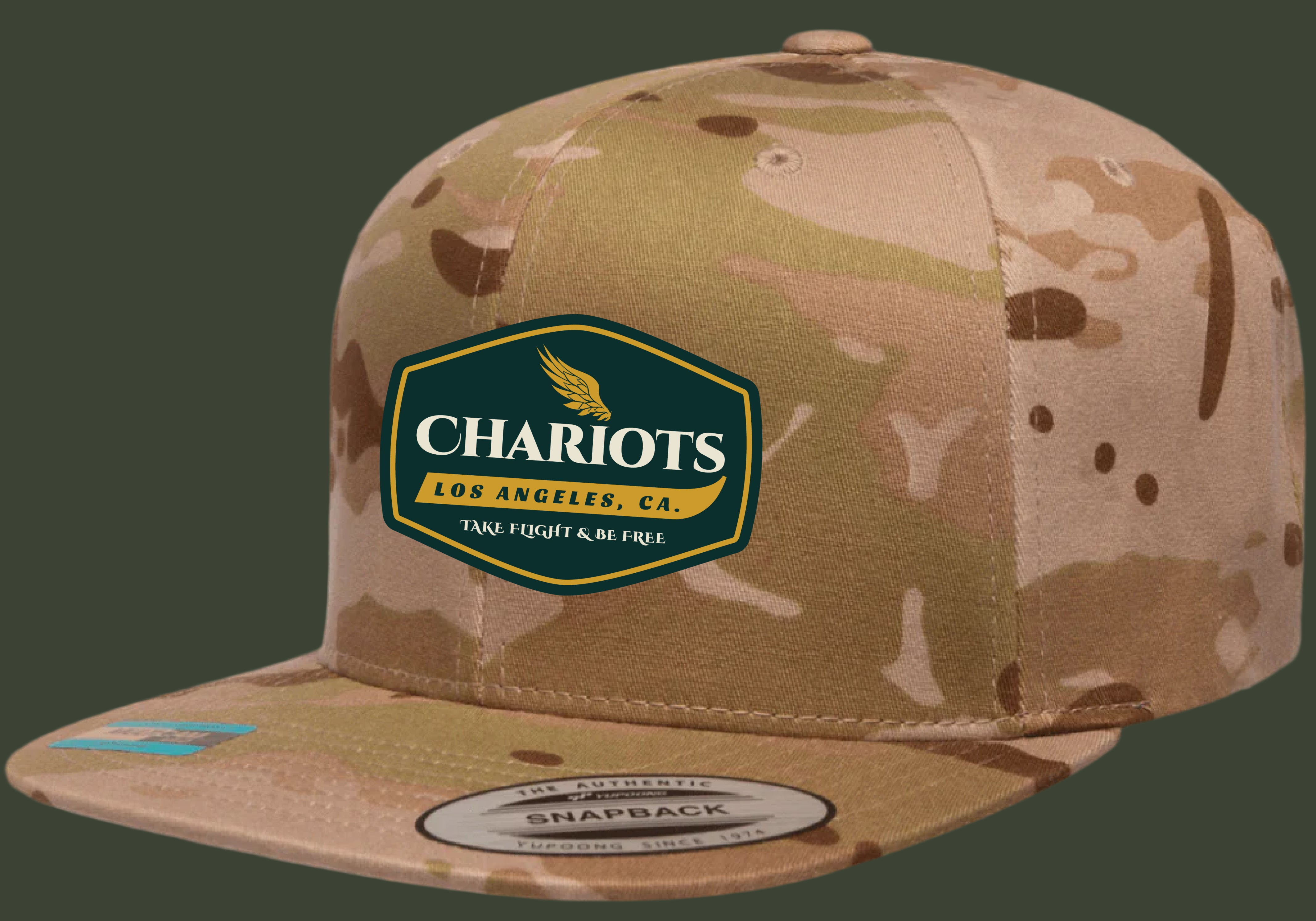 REGAL PREMIUM FLATBILL HAT (Multicam Arid/Tan)