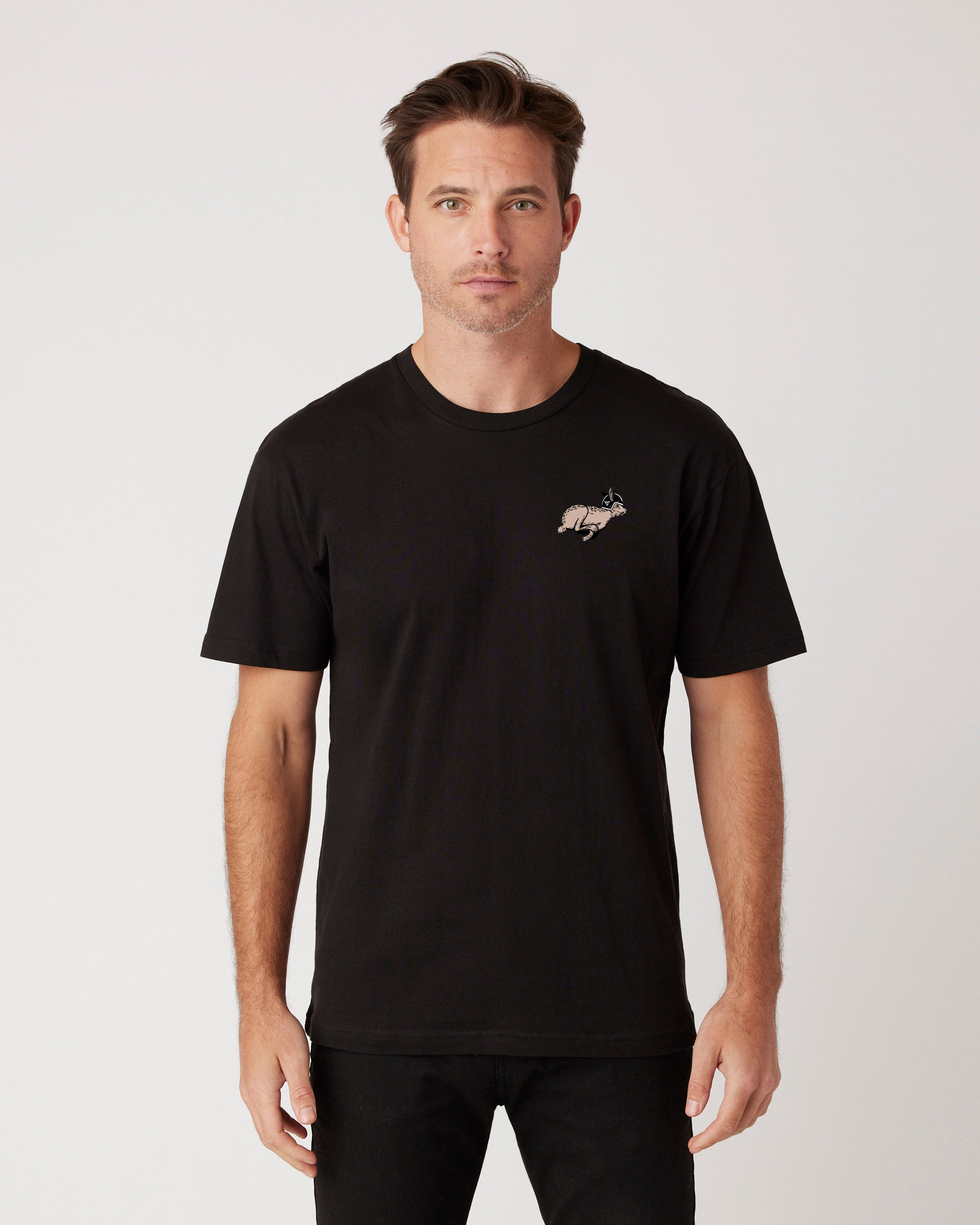 HAREPIN TEE (Black)