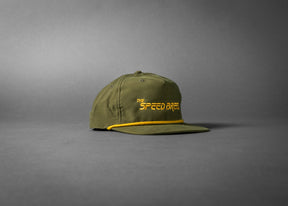 SPENCER (Loden Green/Gold Speed Breed Grandpa Hat)