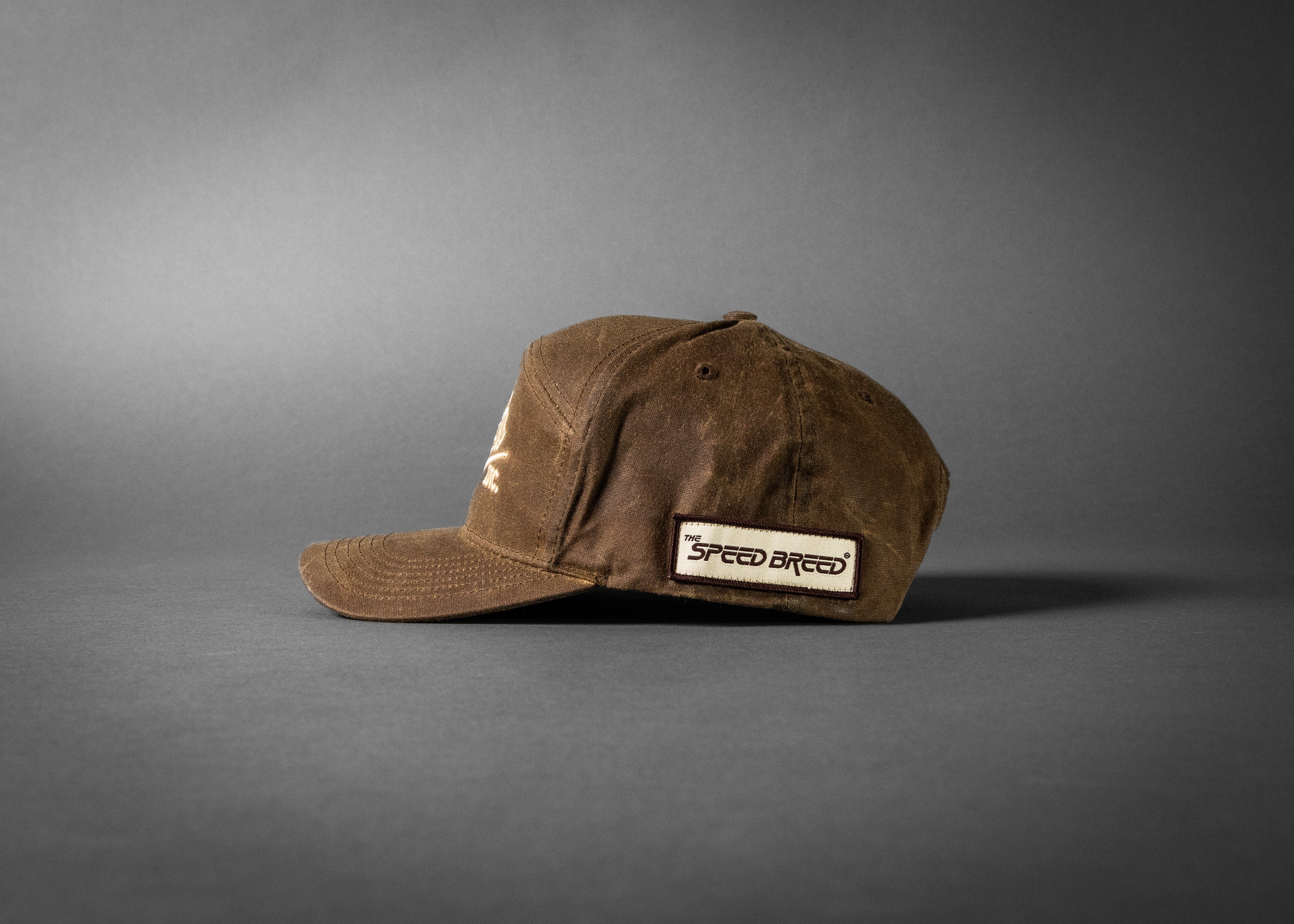 BOOSHWAY (Buck/Light Gold; Premium 7-Panel Rugged Waxed Cotton Hat)