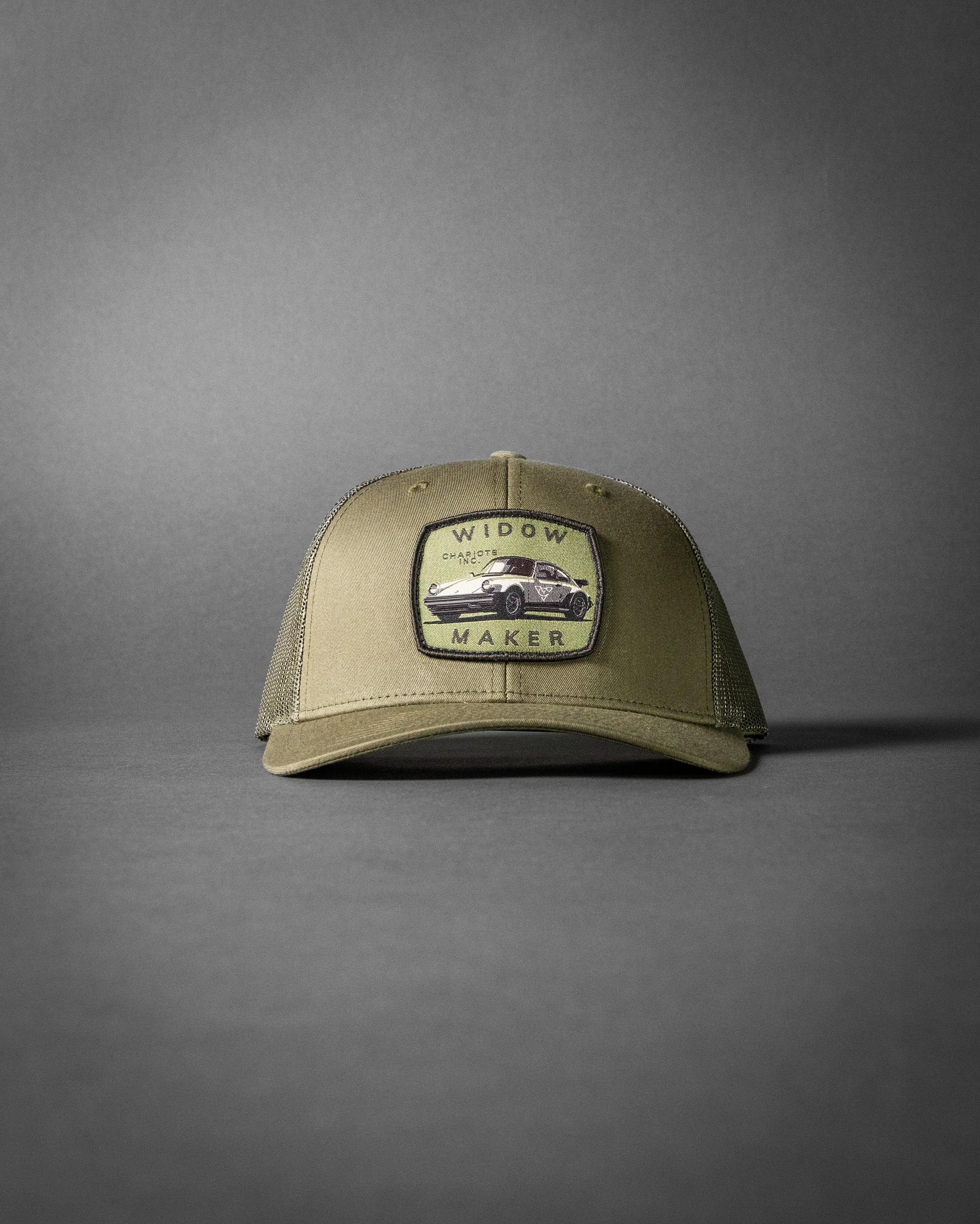 WIDOWMAKER (Loden Green Premium Trucker Hat)