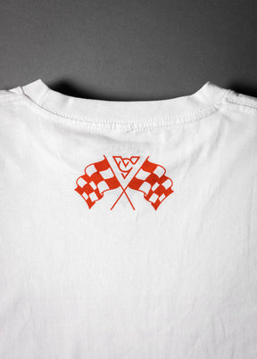 Palm Tree Speed Breed Long Sleeve Tee (White)