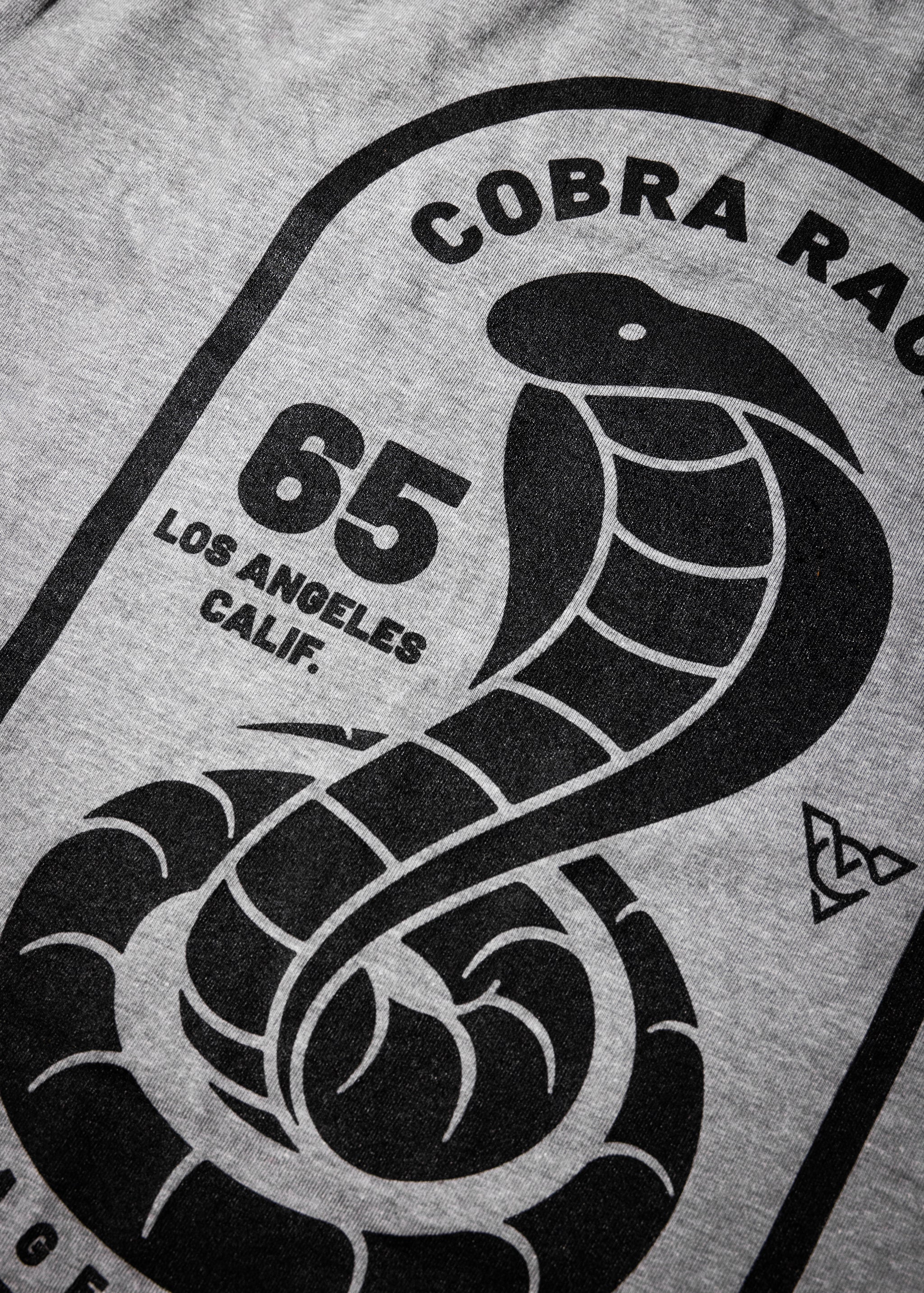 COBRA RACING POCKET TEE (Carbon Grey)