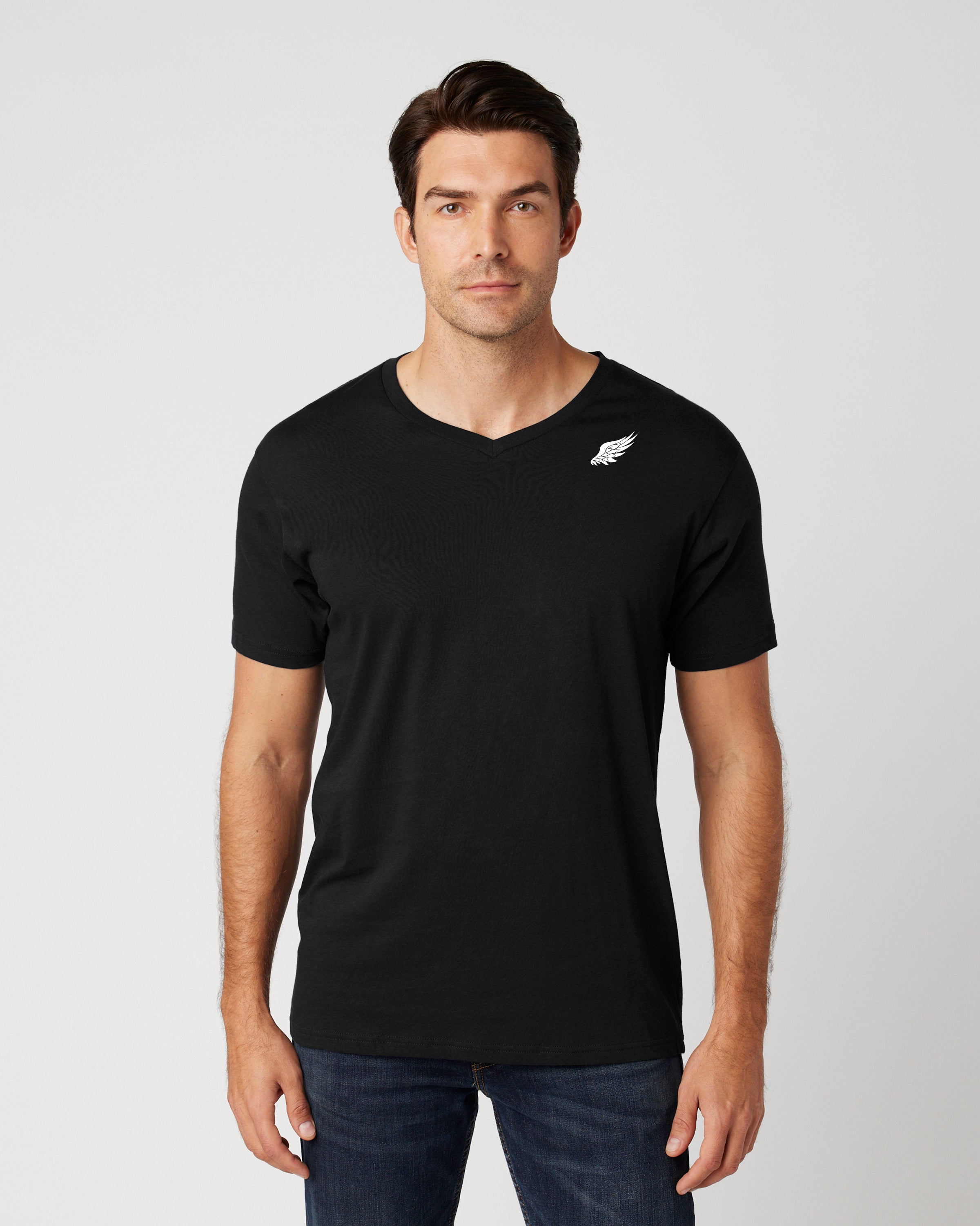 LITTLE BIRD V-NECK TEE (Black)