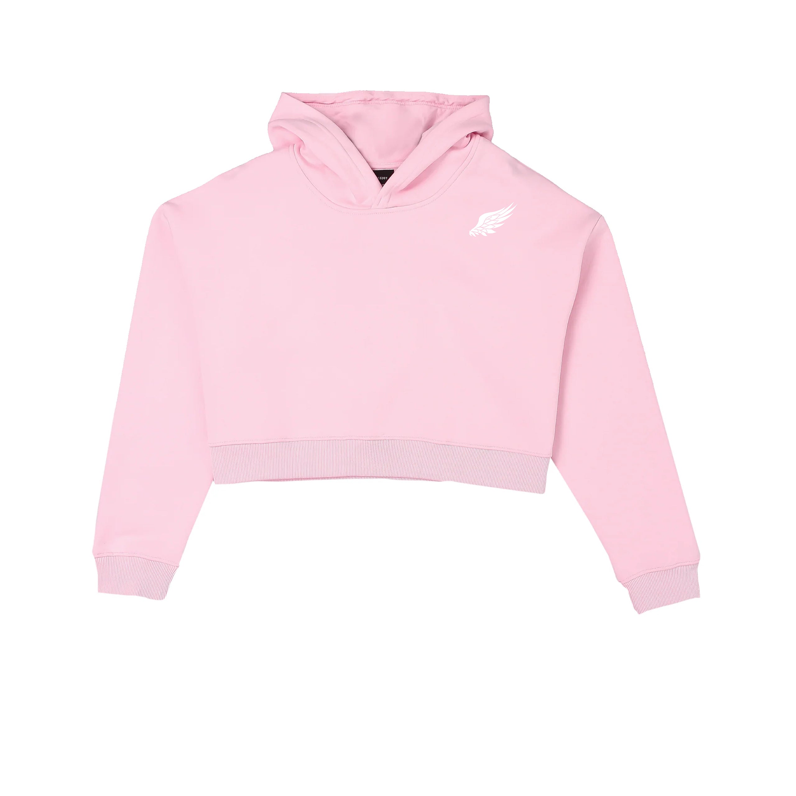 LITTLE BIRD CROP HOODIE (Pink)