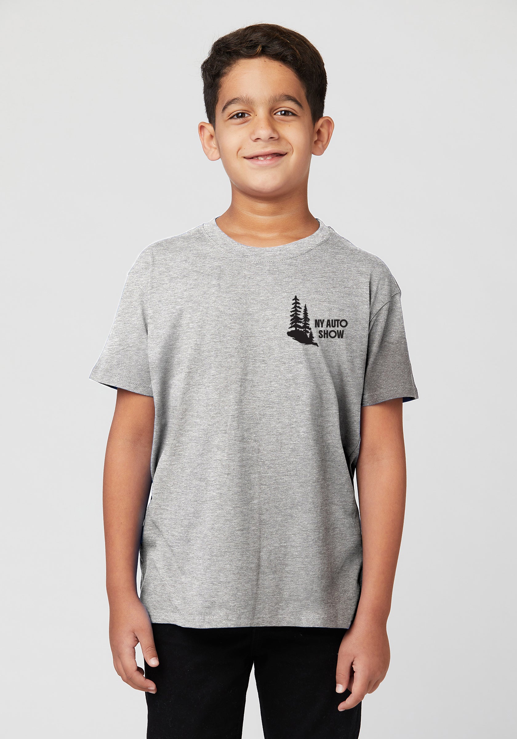 NYIAS26 Scenic Route Youth Tee (Heather Grey)