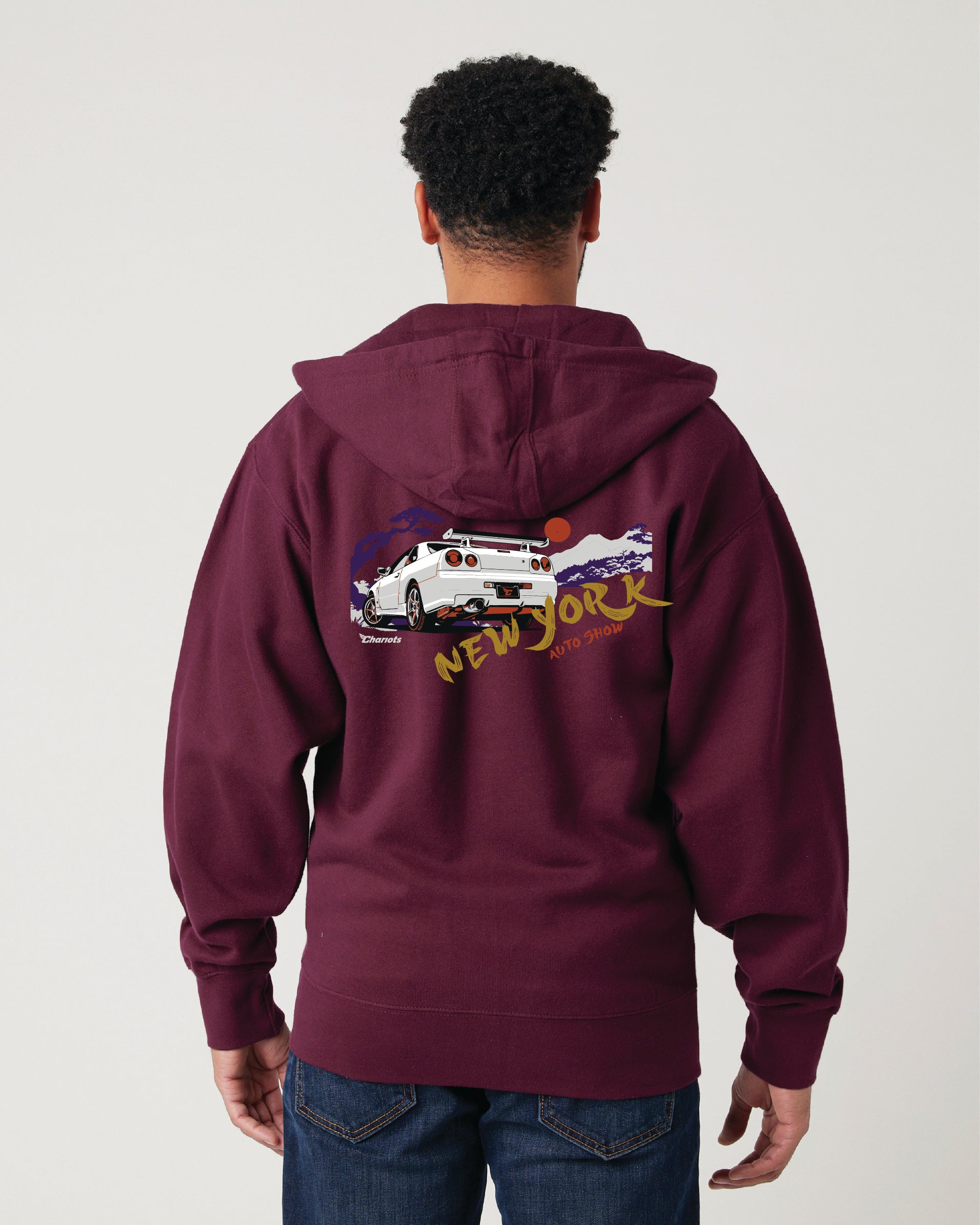 NYIAS26 Zen Garden Heavyweight Hoodie (Maroon)