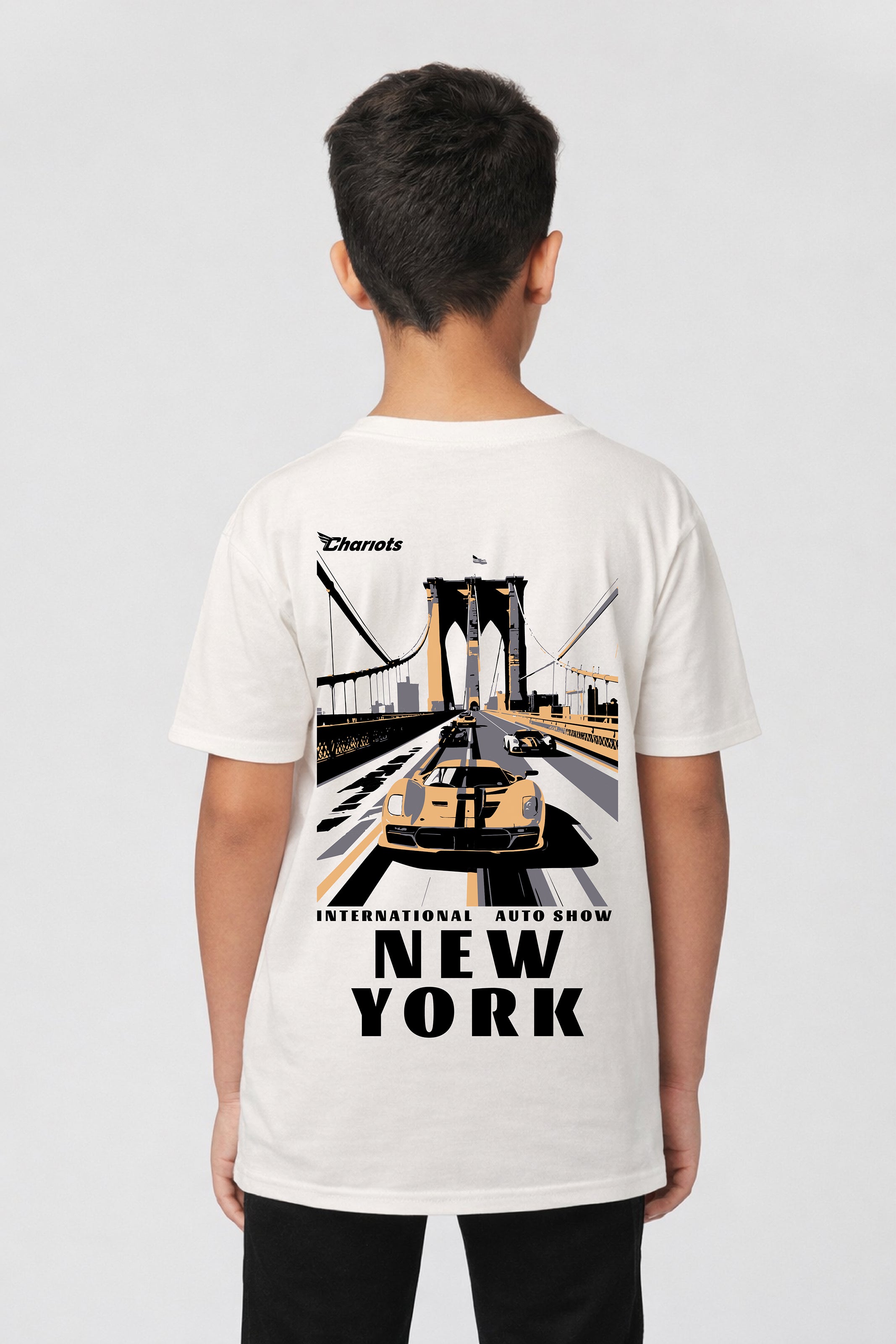 NYIAS26 Brooklyn Bridge Youth Tee (Vintage White)