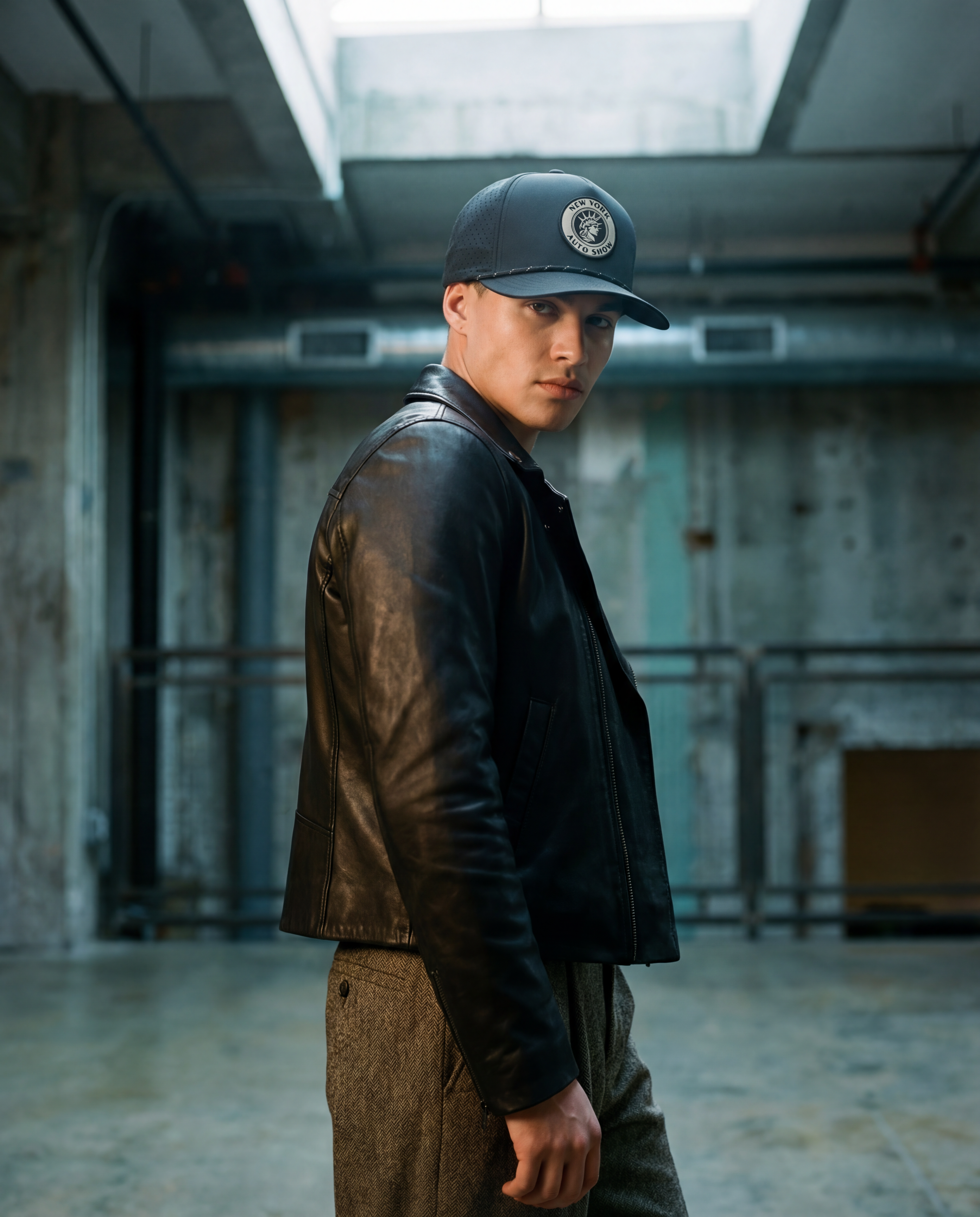 NYIAS26 Liberty Performance Hat (Black w/ Black/White Rope)