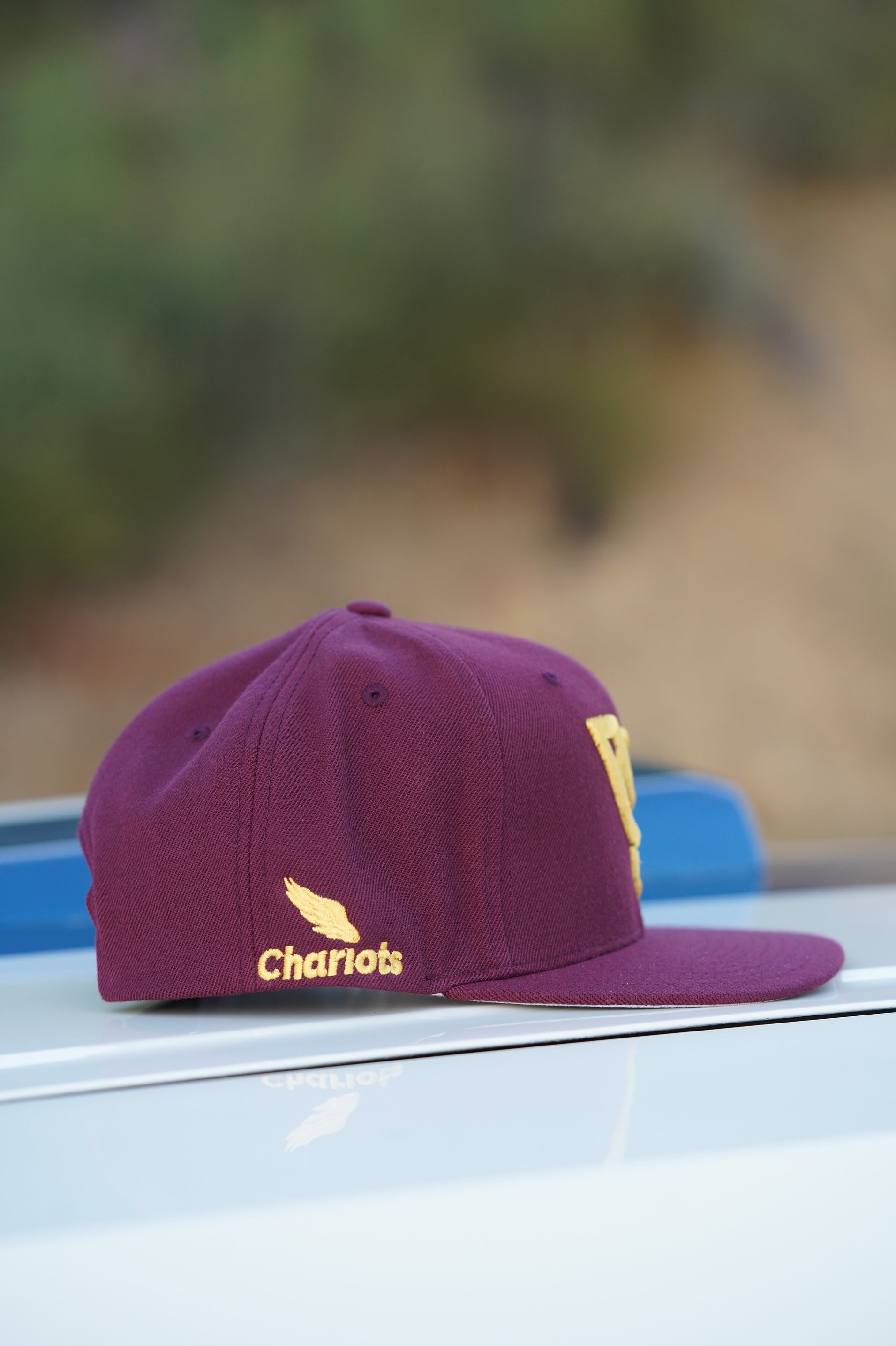 VC PUFF HAT (Maroon/Gold Puff)