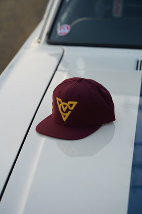VC PUFF HAT (Maroon/Gold Puff)