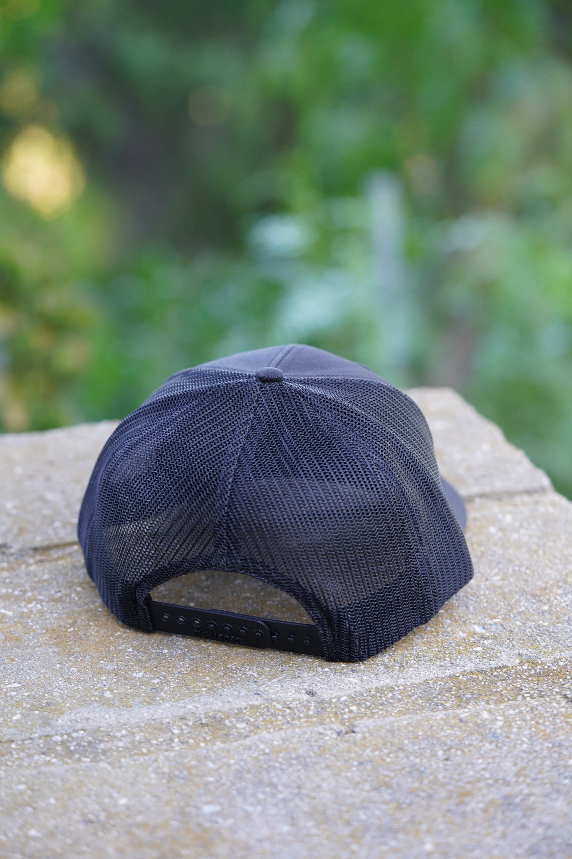 WIDOWMAKER V.2 BLUE (Black Premium Trucker Hat)