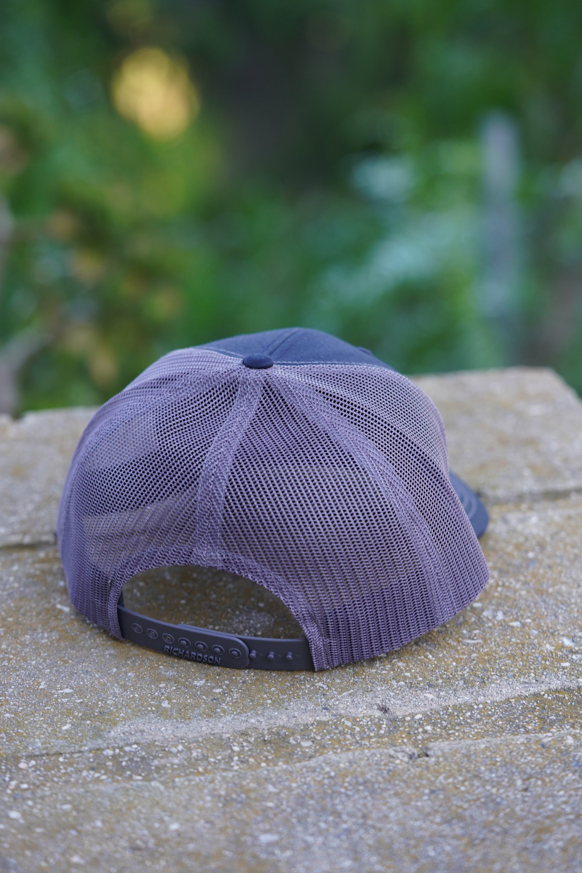 WIDOWMAKER V.2 BLUE (Navy/Charcoal Premium Trucker Hat)