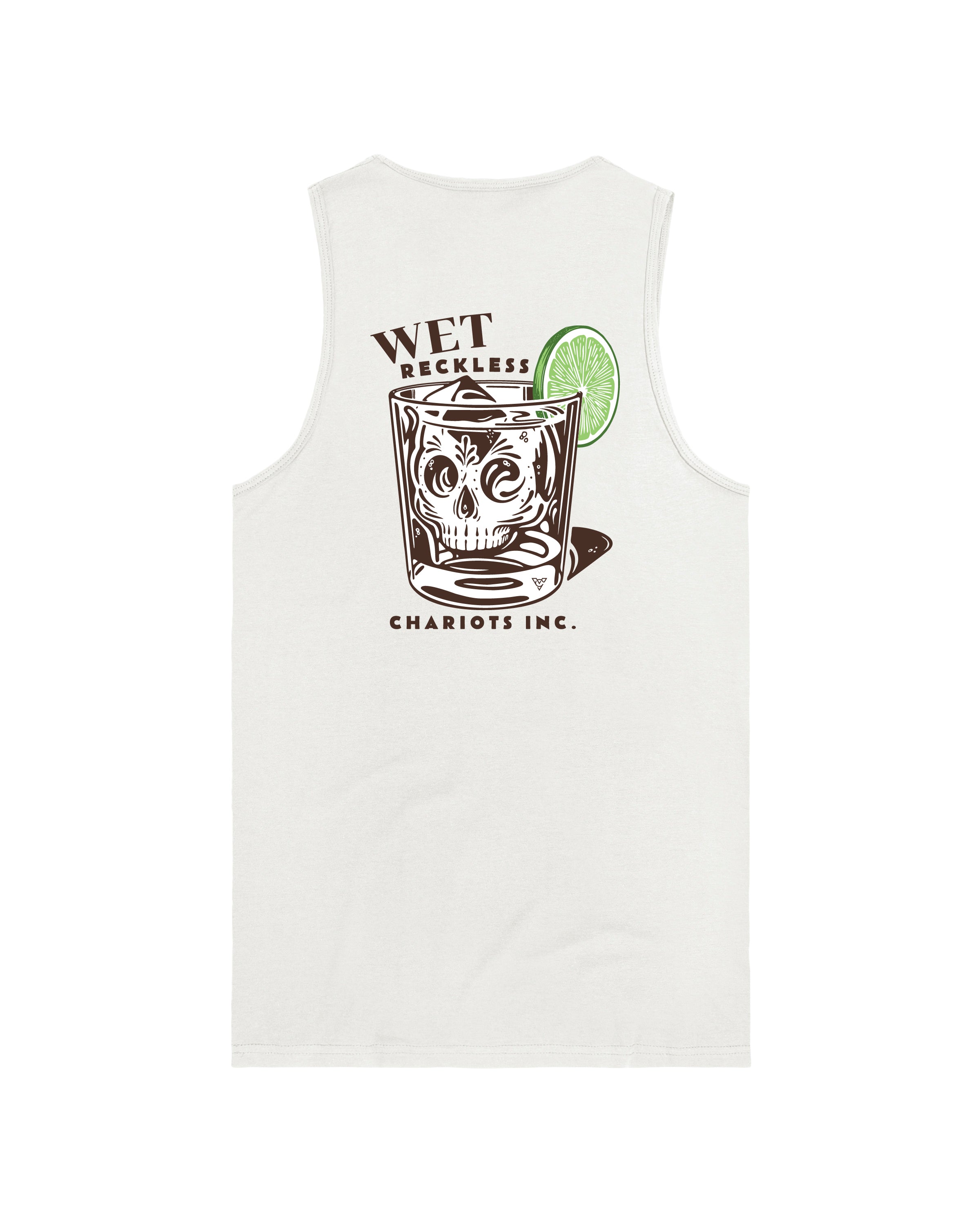 WET RECKLESS TANK (White)