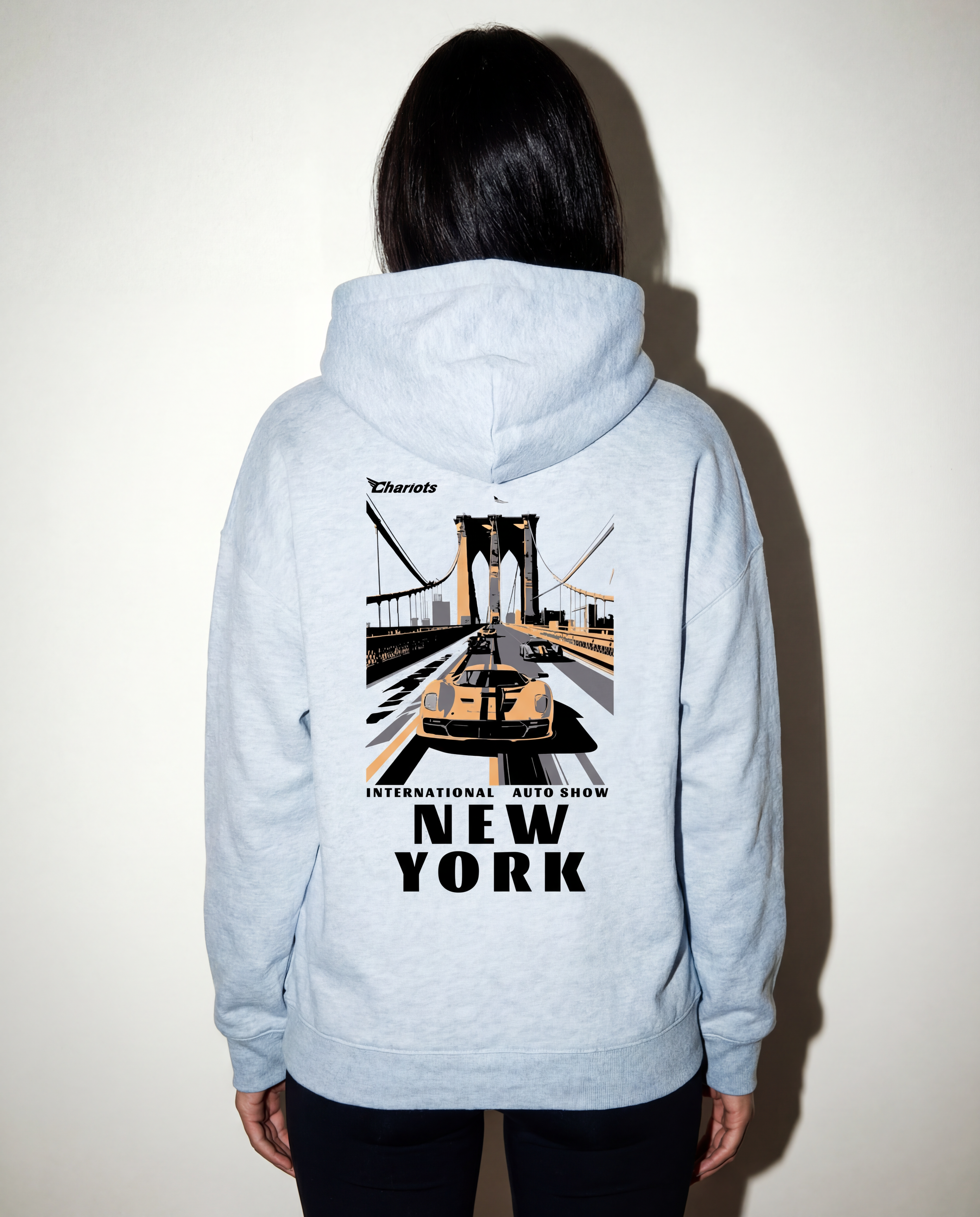 NYIAS26 Brooklyn Bridge Box Hoodie (Carbon Grey)