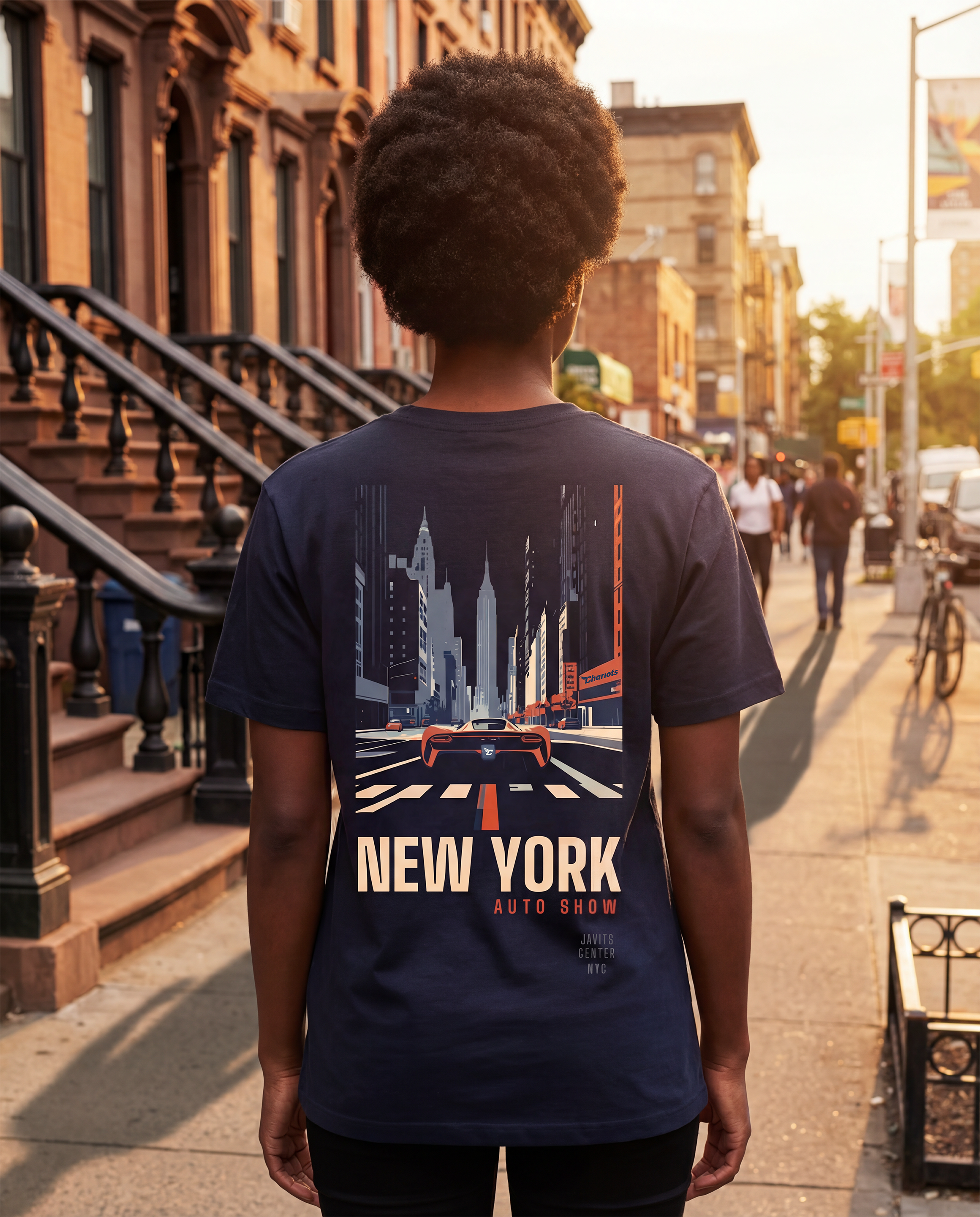 NYIAS26 Crosswalk Adult Tee (Navy)