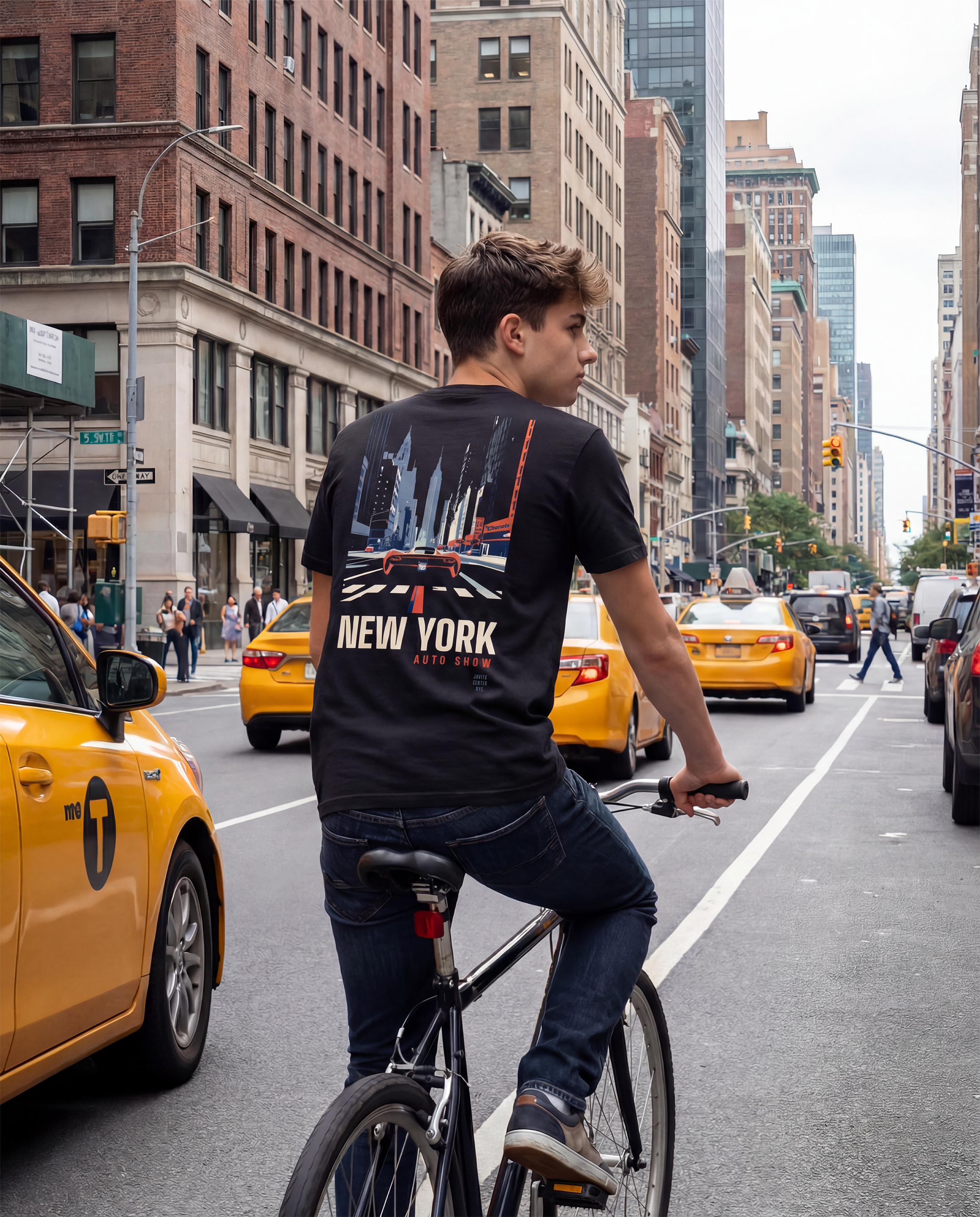NYIAS26 Crosswalk Youth Tee (Black)