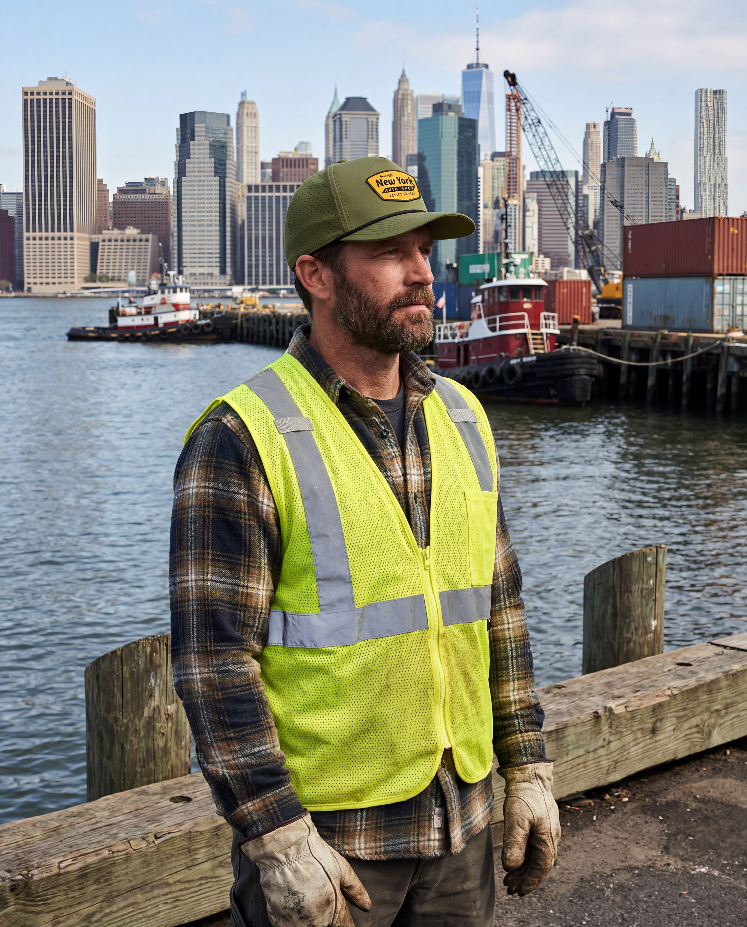 NYIAS26 Javits Center Performance Hat (Moss Green w/ Black Rope)