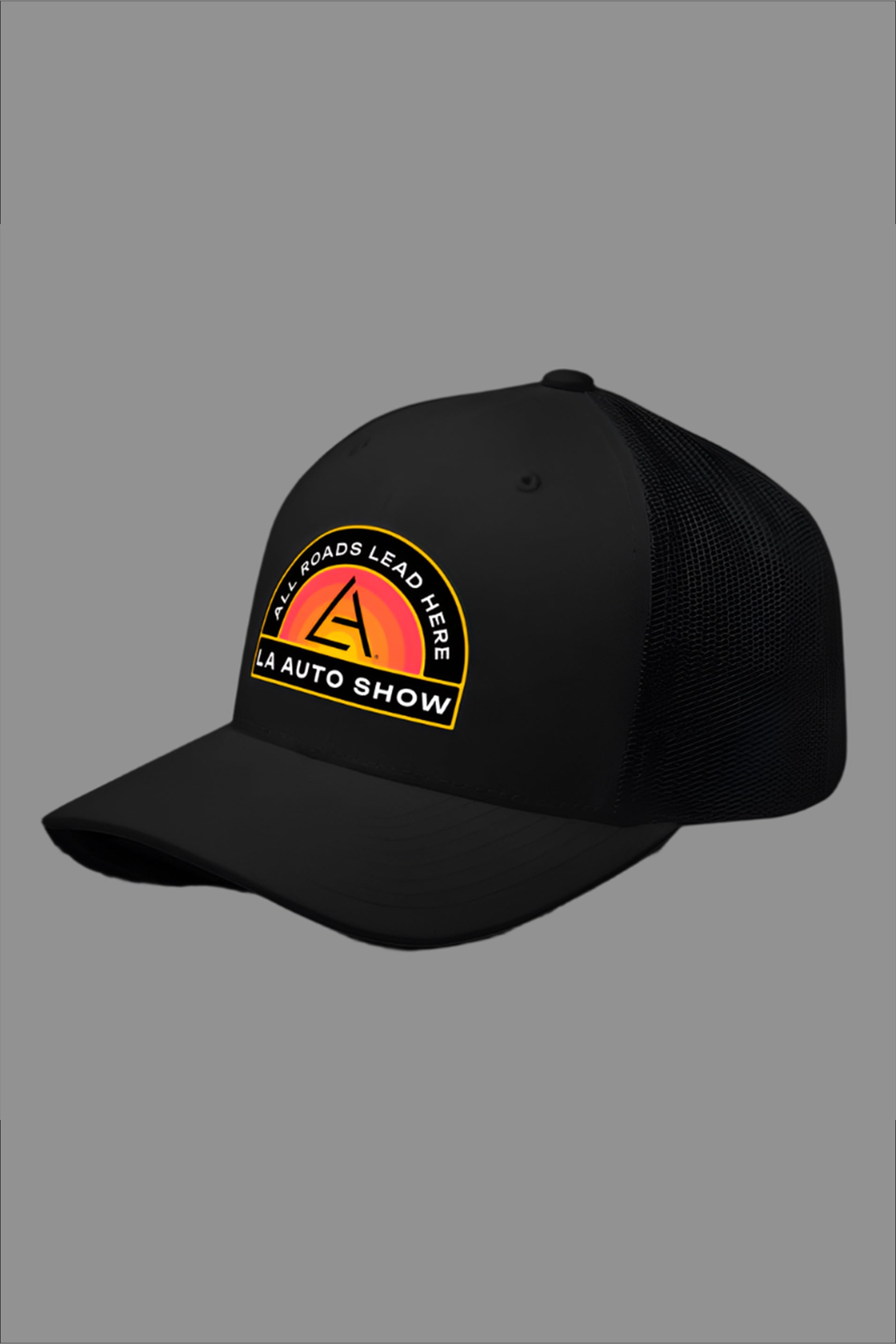 LAAS24 SUNSET TRUCKER HAT (Black)