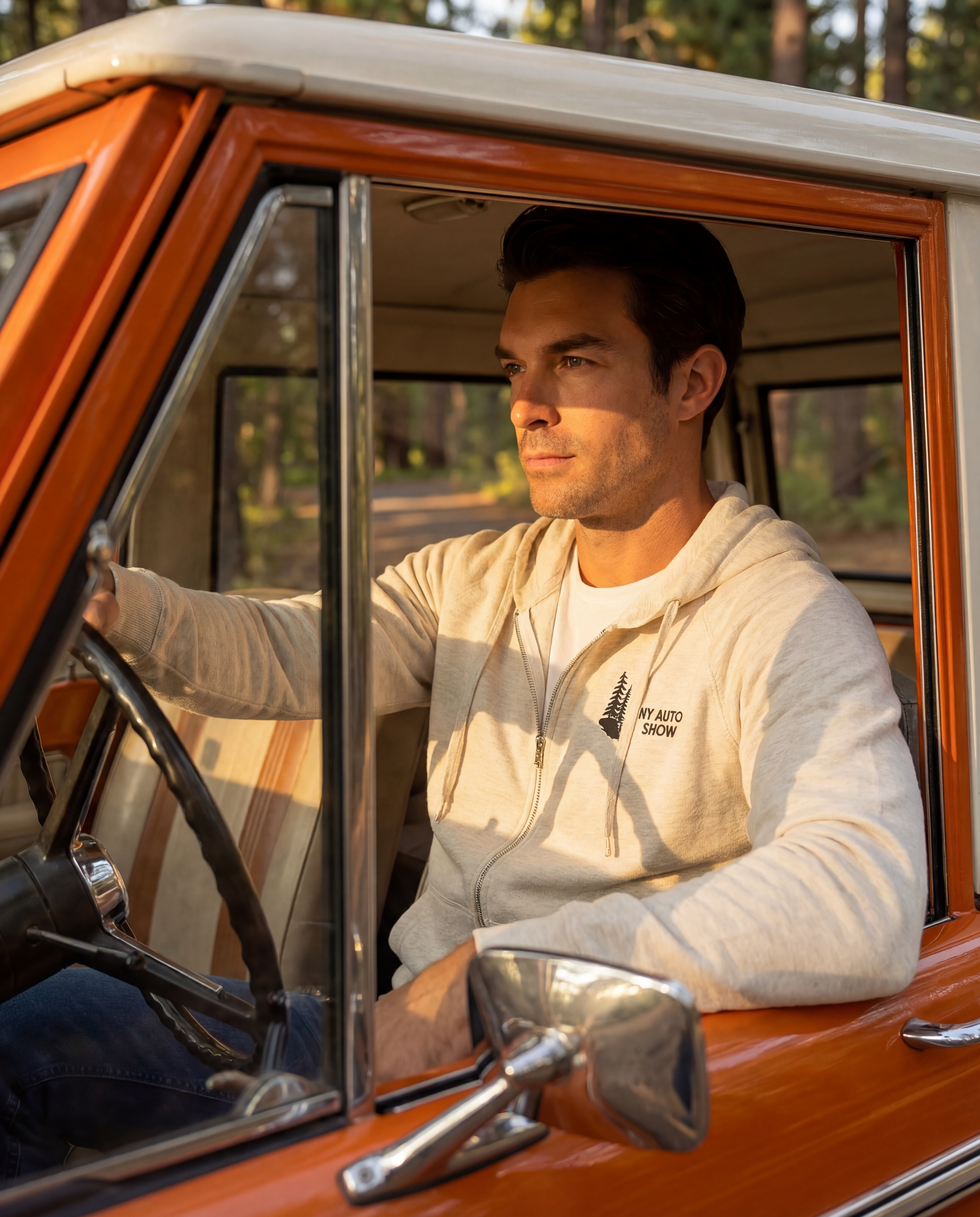 NYIAS26 Scenic Route Zip Up Hoodie (Oatmeal Heather)