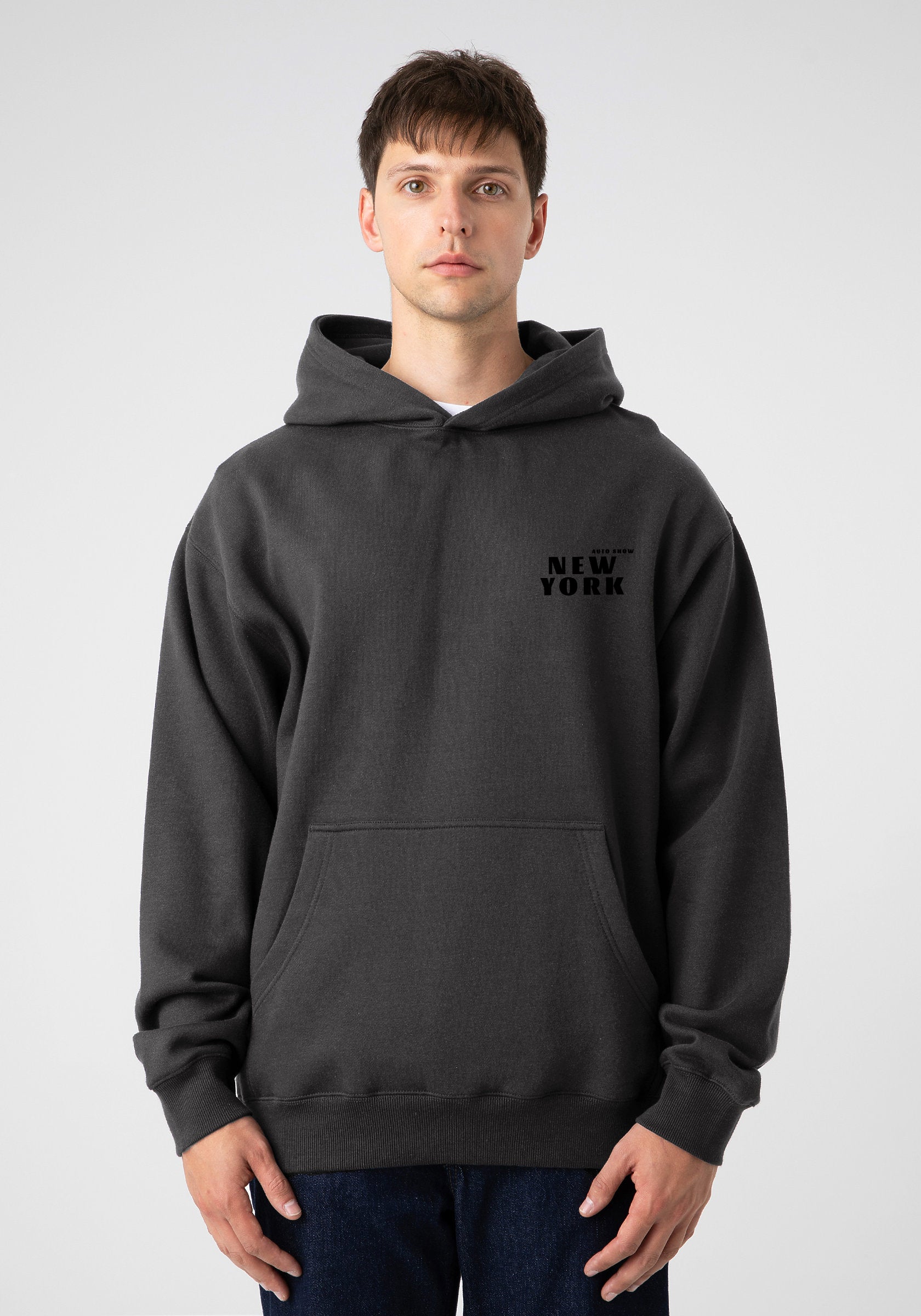 NYIAS26 Brooklyn Bridge Box Hoodie (Vintage Black)