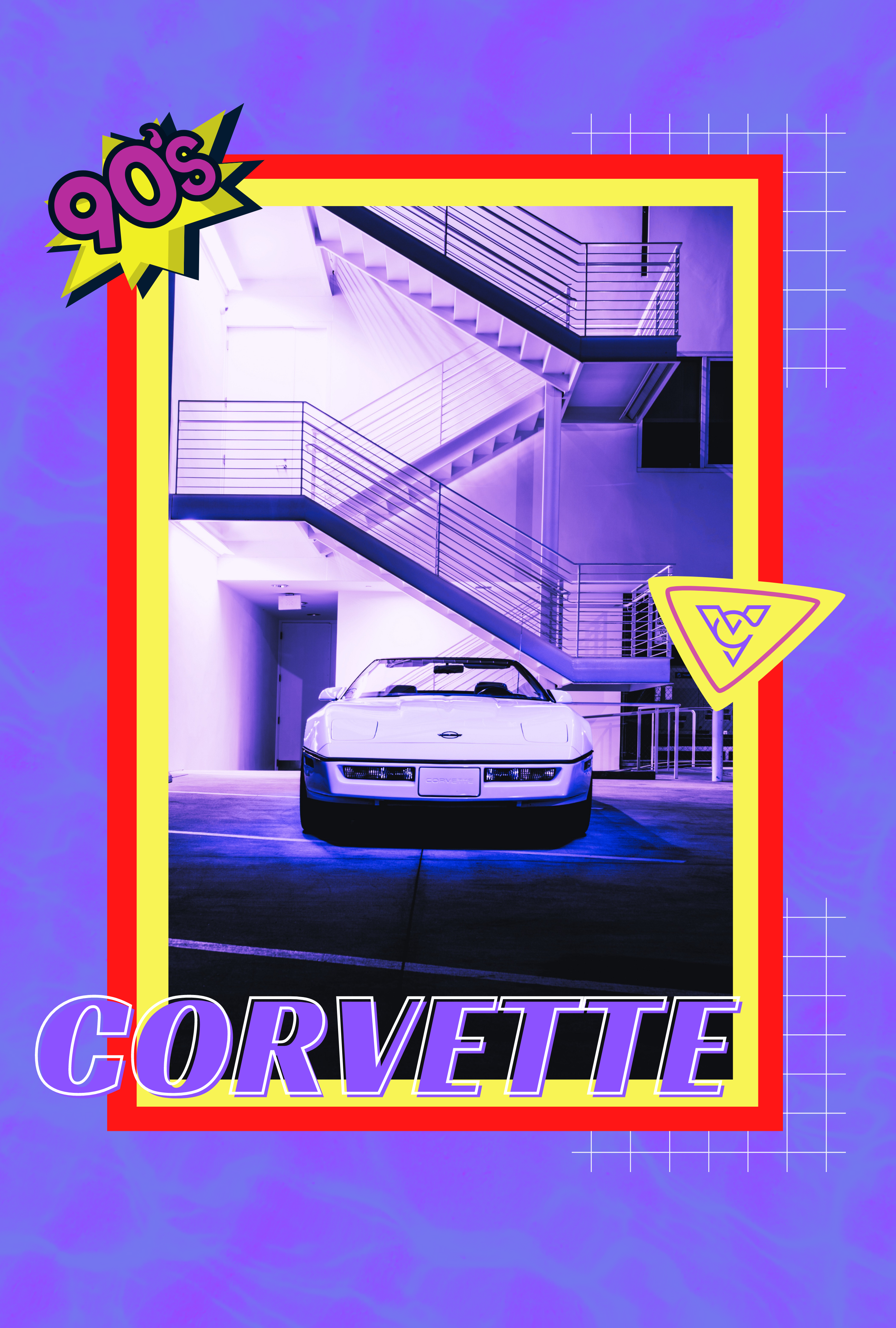 90s Corvette (POSTER)