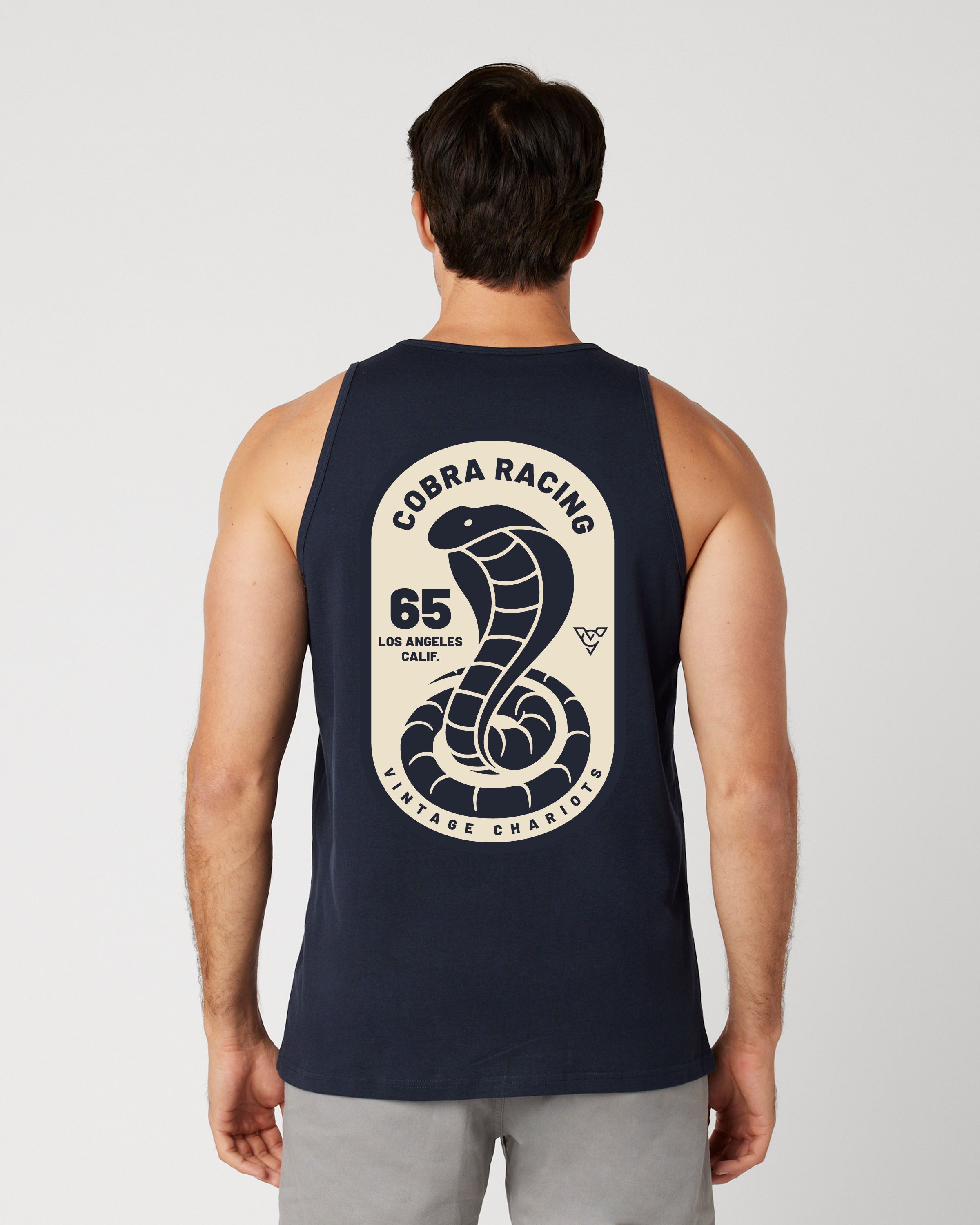 COBRA RACING TANK (Harbor Blue)