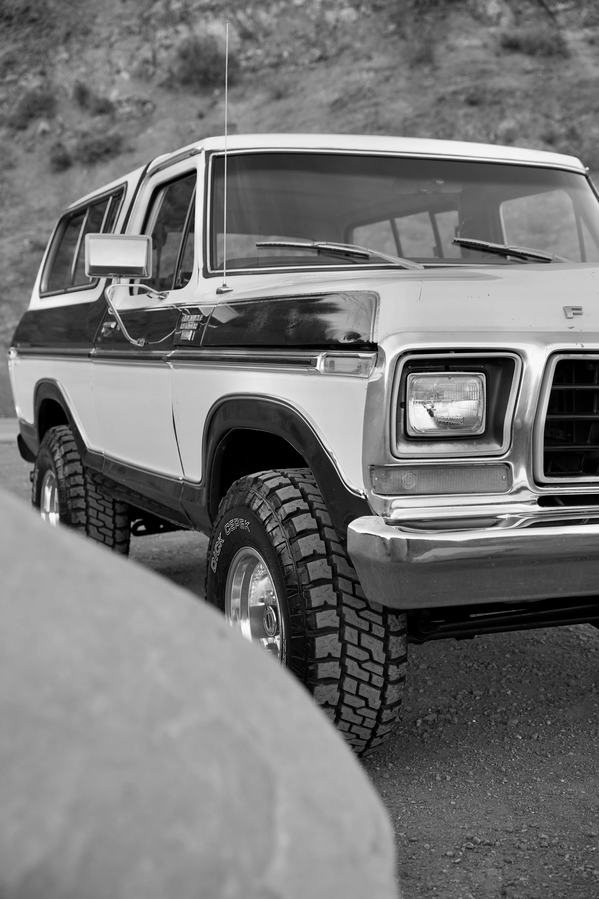 1978 Ford Bronco Dark Brown Metallic FINE ART PRINT