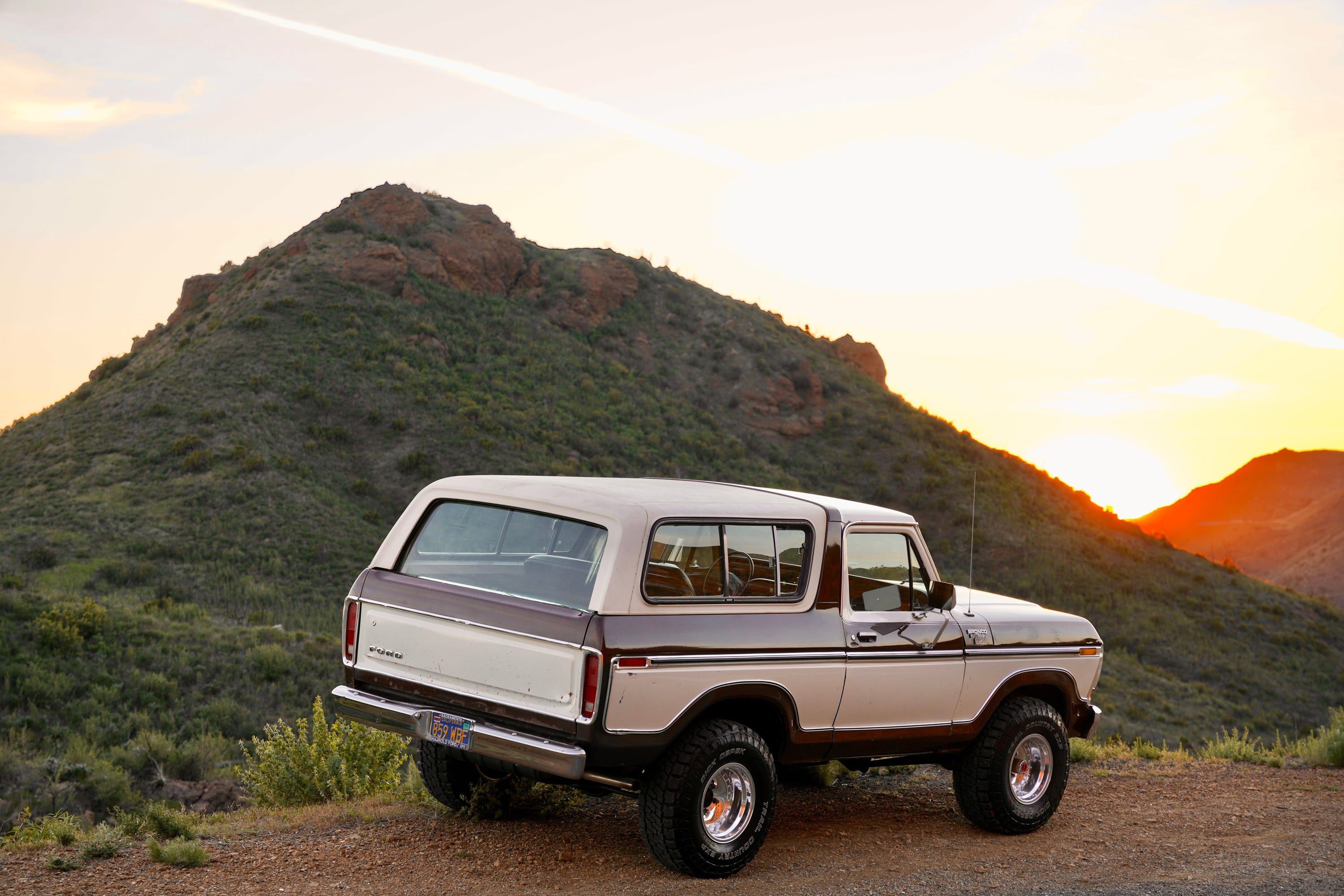 1978 Ford Bronco Dark Brown Metallic FINE ART PRINT